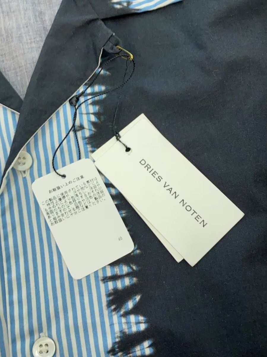 Dries Van Noten Striped Tie Dye Short Sleeve Button Shirt Size US S / EU 44-46 / 1 - 4 Thumbnail