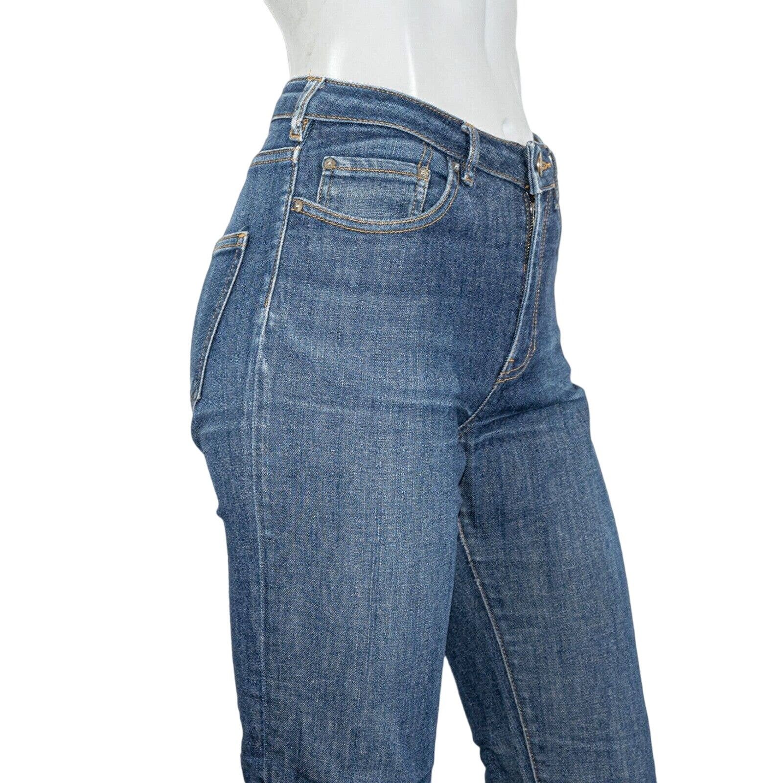 Acne Studios Acne Studios Women's PIN RAW REFORM Skinny Denim Jeans Blue Size 28" / US 6 / IT 42 - 9 Thumbnail