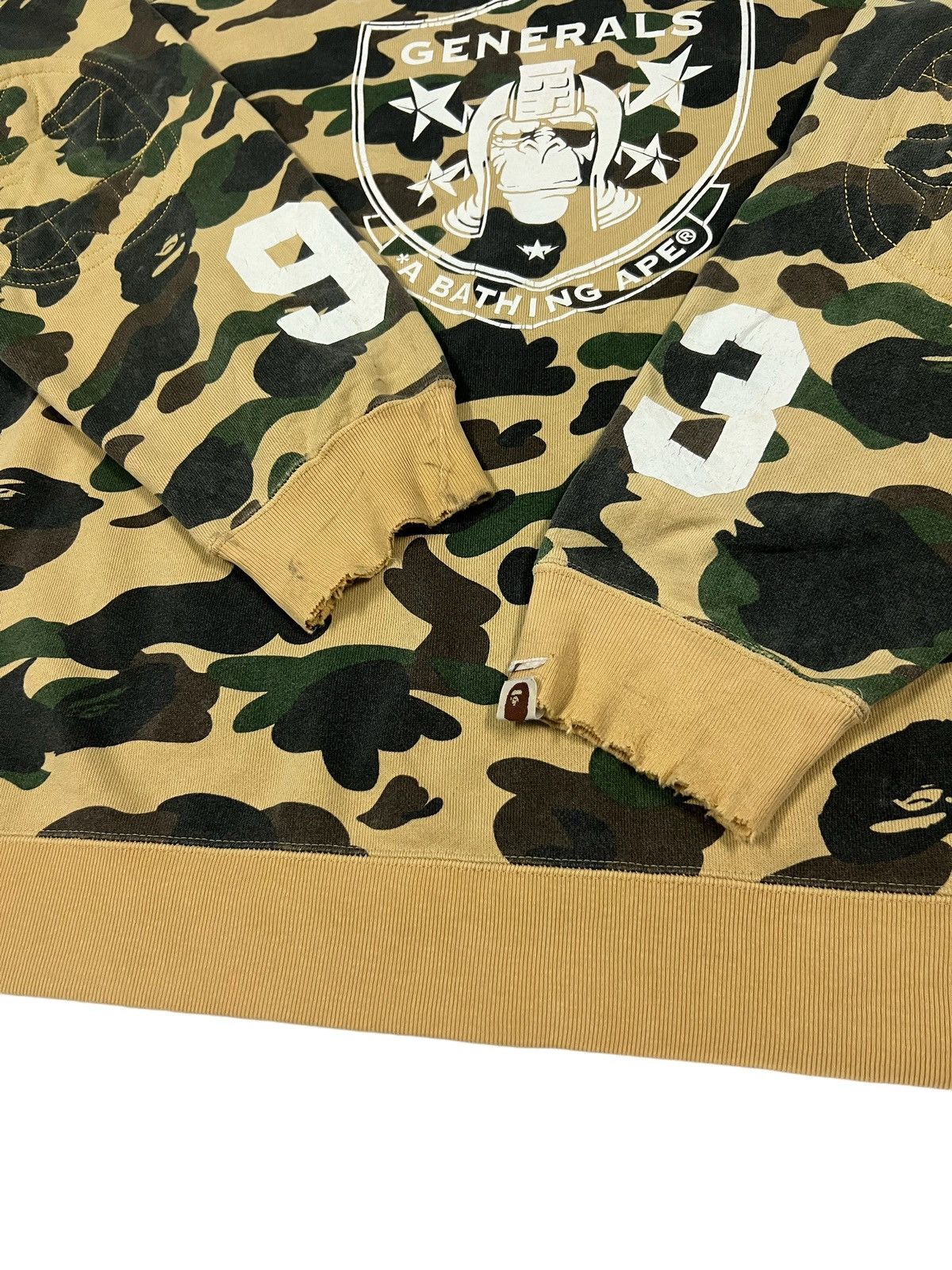 Bape 1st Camo Generals Crewneck Size US XL / EU 56 / 4 - 7 Thumbnail