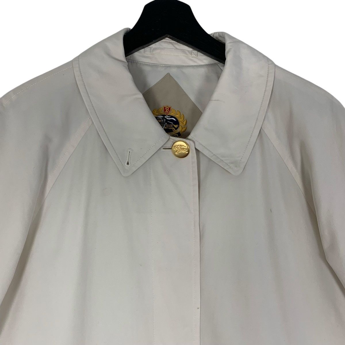 Burberry Vintage Burberry London Designer Luxury Trench Coat Size L / US 10 / IT 46 - 3 Thumbnail