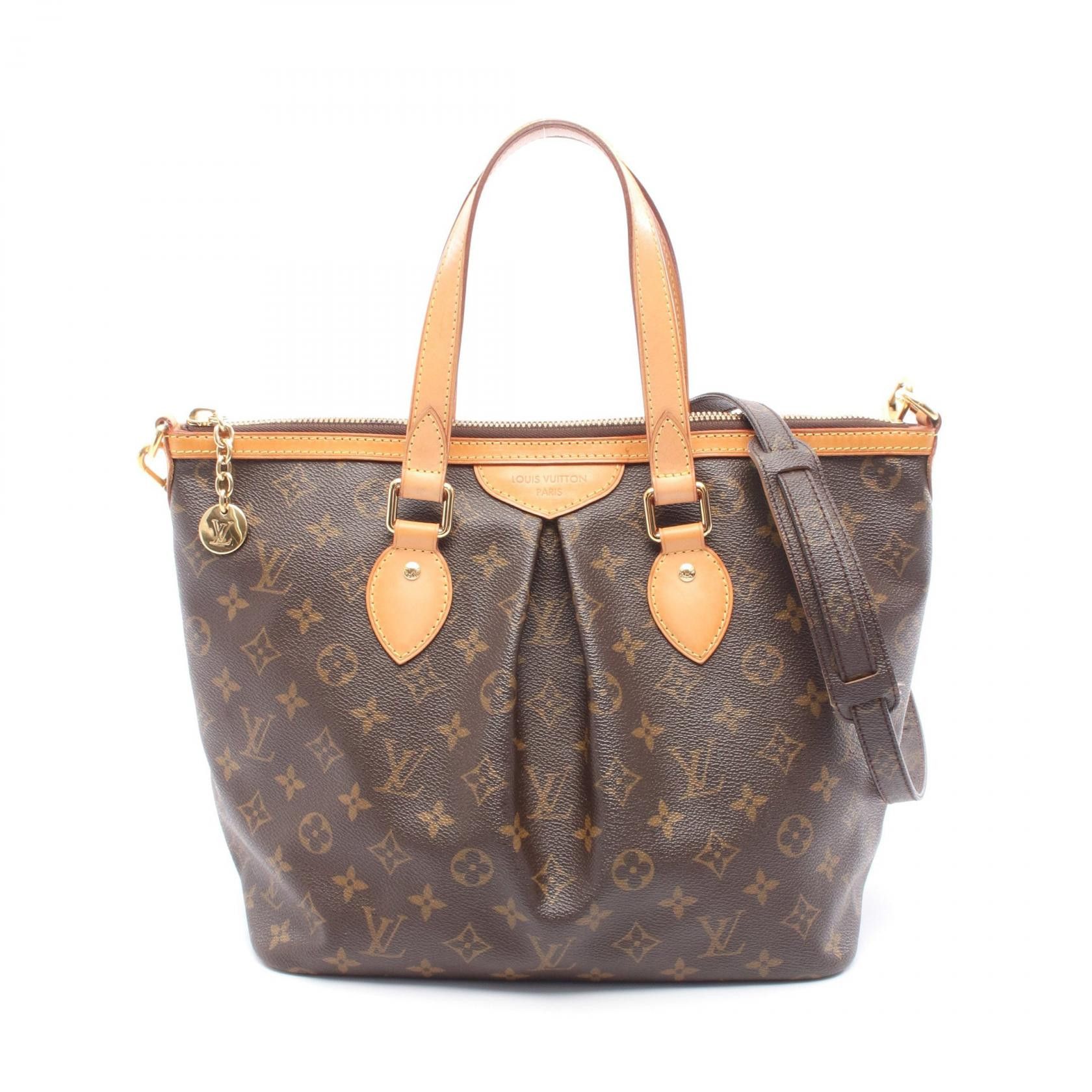 Louis Vuitton Louis Vuitton Louis Vuitton Palermo PM Monogram Coated Canvas 2way Bag Canvas Handbag M40145 DUTY FREE for USA Size ONE SIZE - 1 Thumbnail