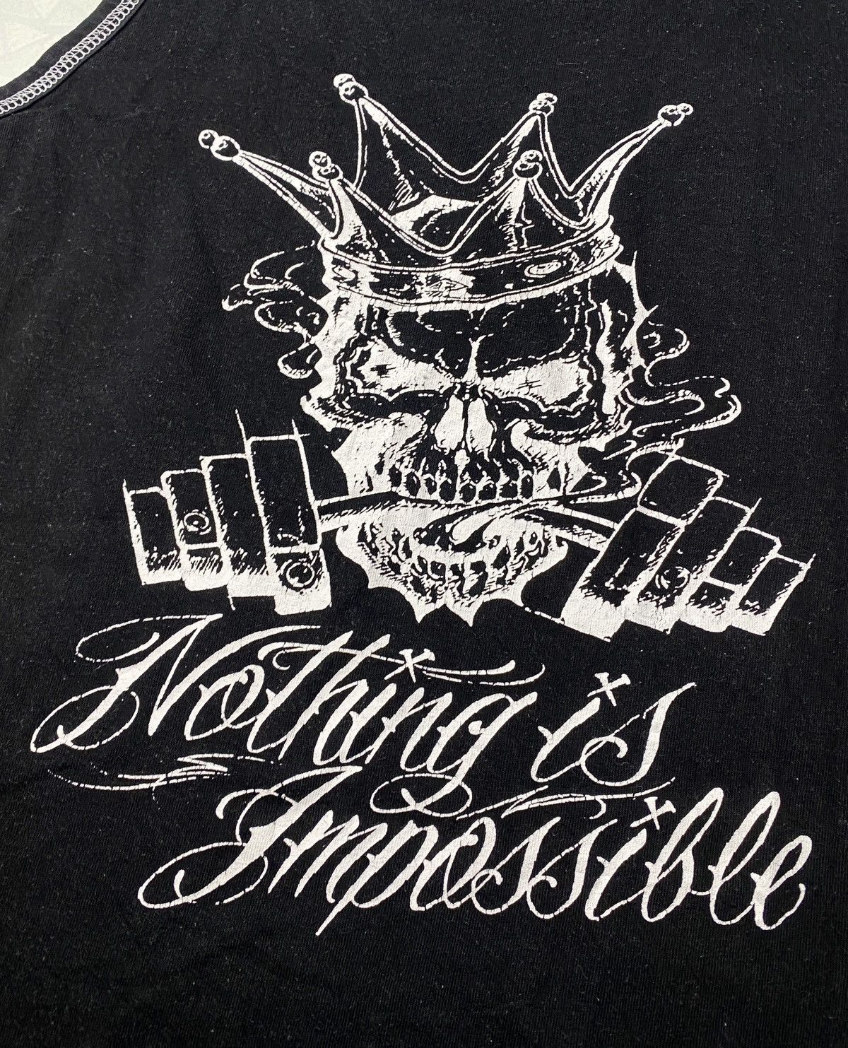 If Six Was Nine × Japanese Brand × Le Grande Bleu (L.G.B.) 2000's First Big Skull Punk Size US M / EU 48-50 / 2 - 2 Thumbnail