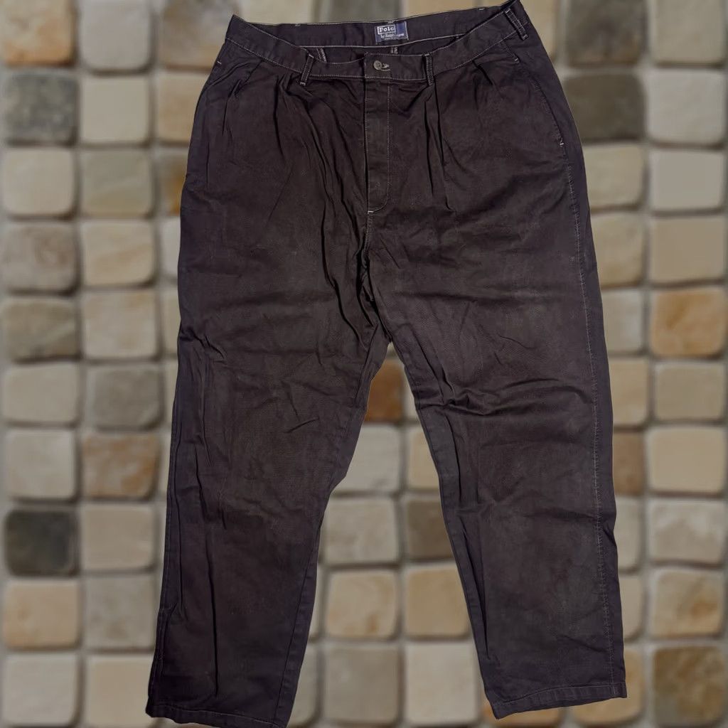 Polo Ralph Lauren Polo Ralph Lauren Andrew Pant Men 38x32 USA Made Trouser Chino Vintage Dry Goods Pants Kid? No Size US M / EU 48-50 / 2 - 1 Thumbnail
