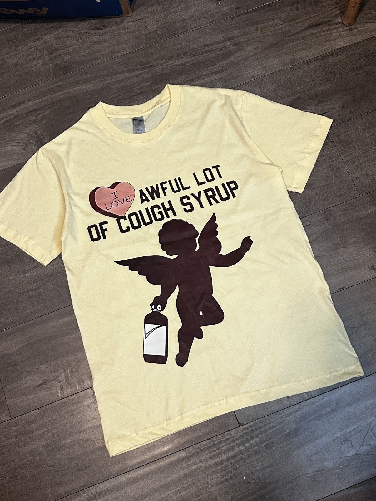 Other Yellow and Brown Cotton Syrup Tshirt Size US L / EU 52-54 / 3 - 3 Thumbnail