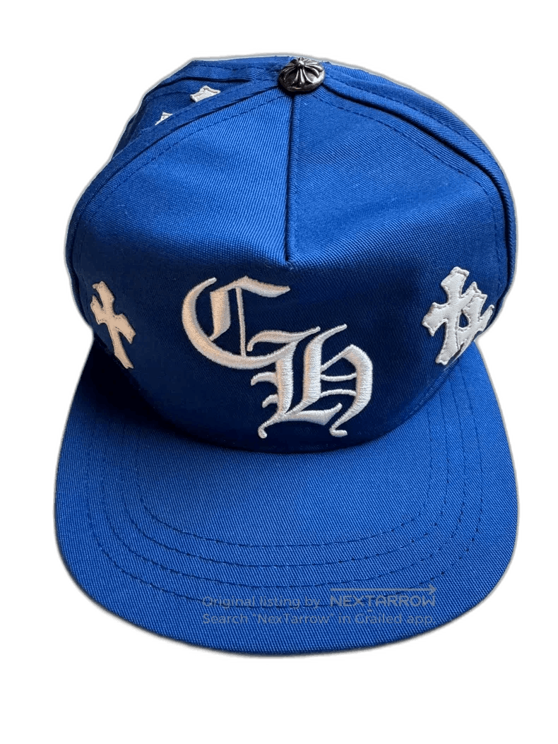 Chrome Hearts Chrome Hearts Blue Baseball Cap with White Logo. Size ONE SIZE - 1 Thumbnail
