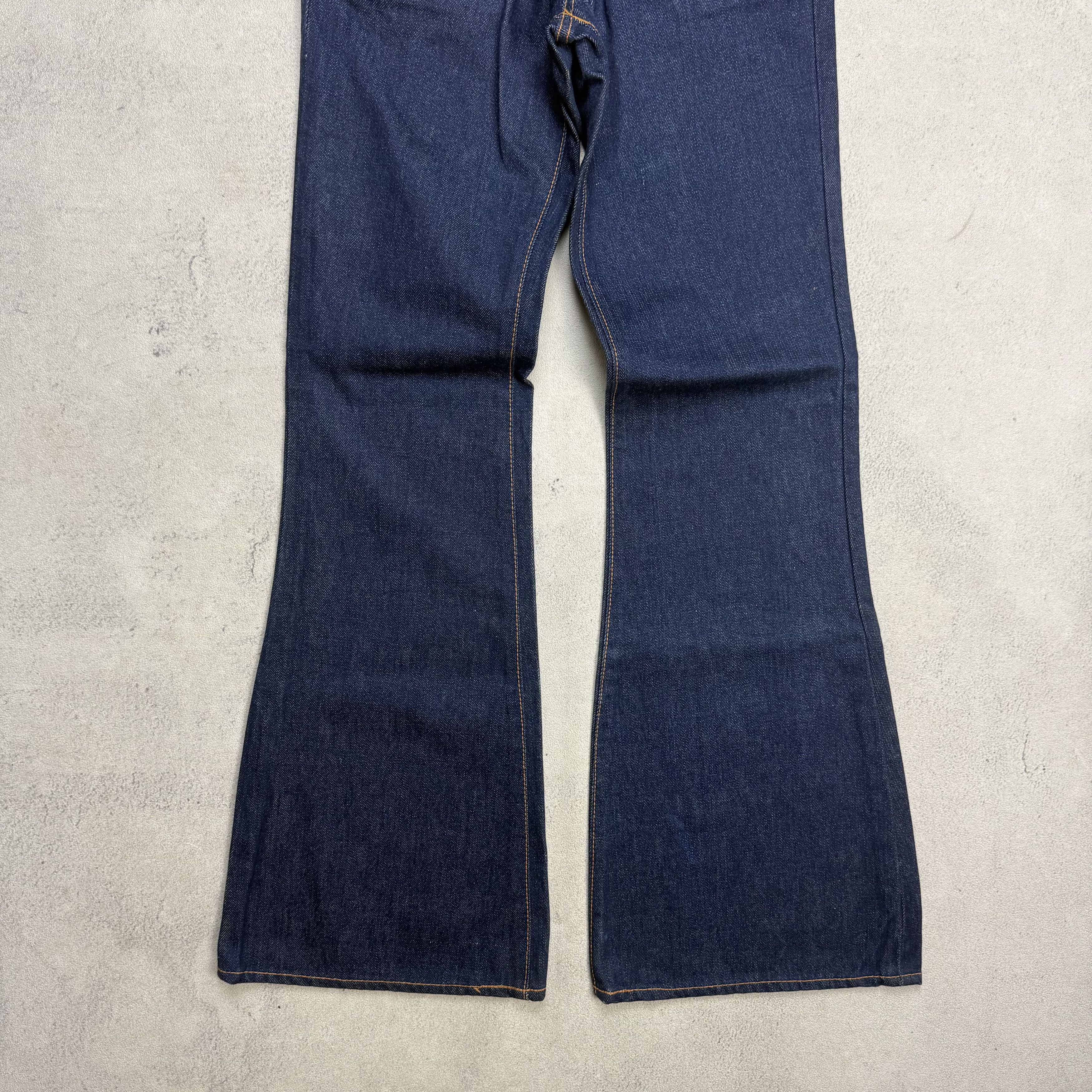 Japanese Brand Vintage Canton X-West Flare Bootcut Denim Size US 28 / EU 44 - 6 Thumbnail