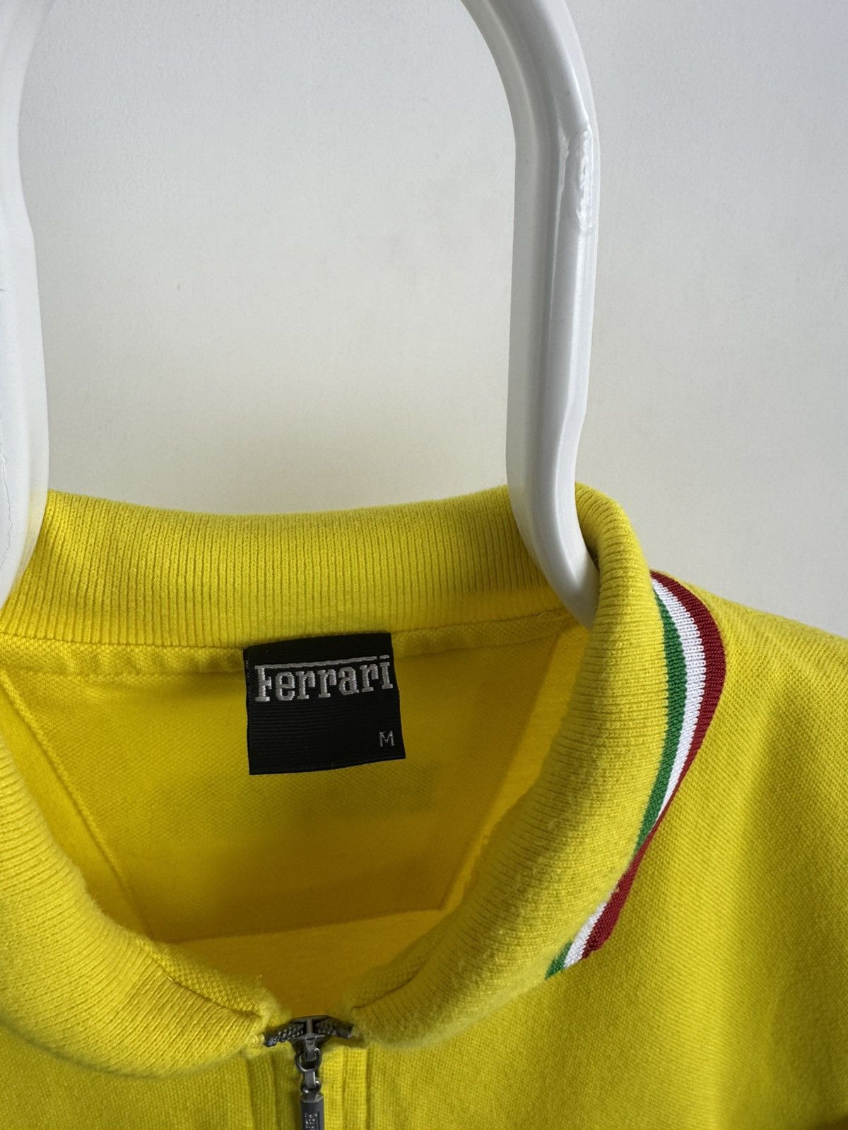 Ferrari Vintage 1999 Ferrari Yellow Zip Polo Shirt Size US M / EU 48-50 / 2 - 3 Thumbnail