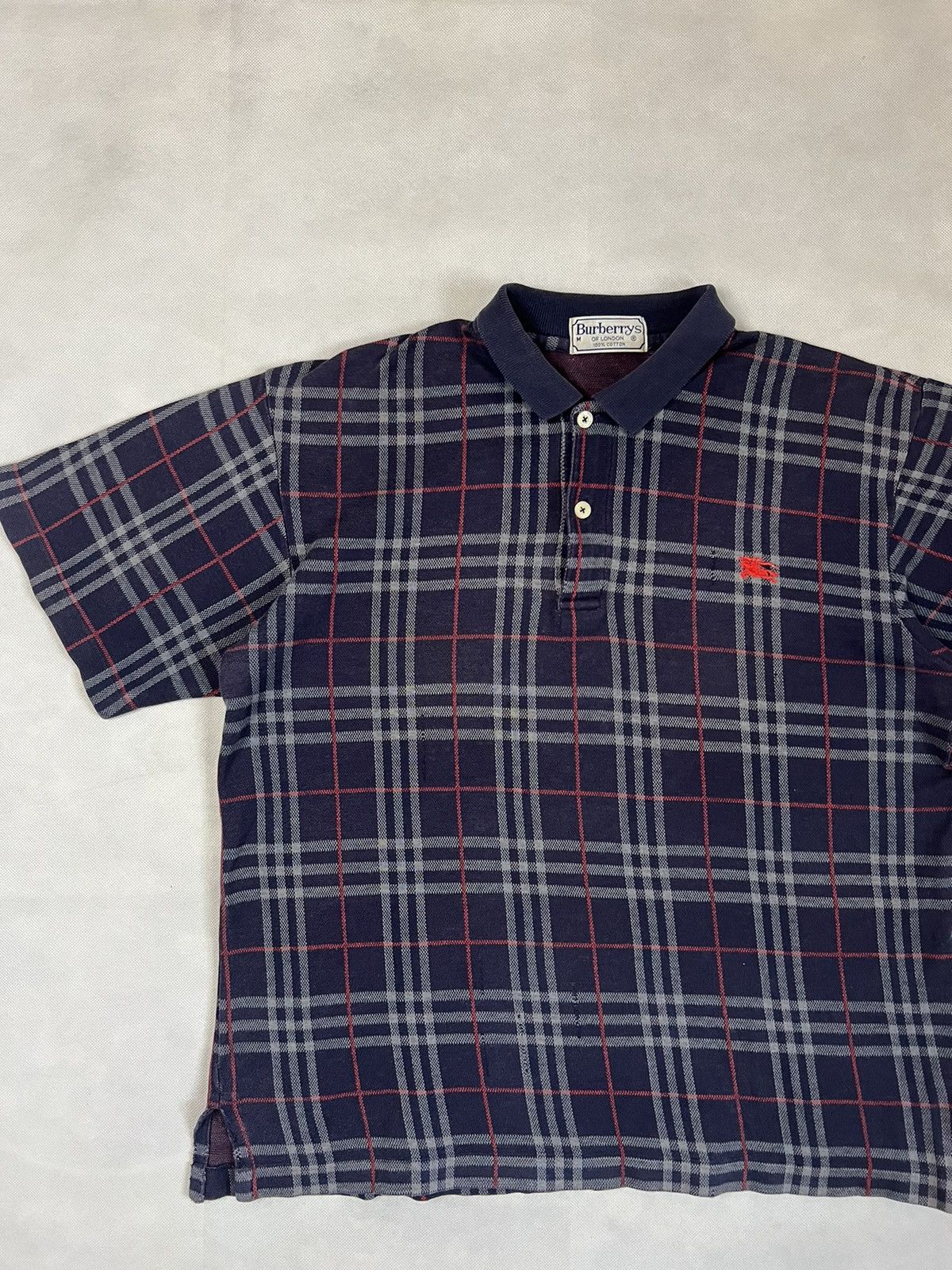 Burberry Vintage Burberrys Nova Check Polos Size US M / EU 48-50 / 2 - 6 Thumbnail