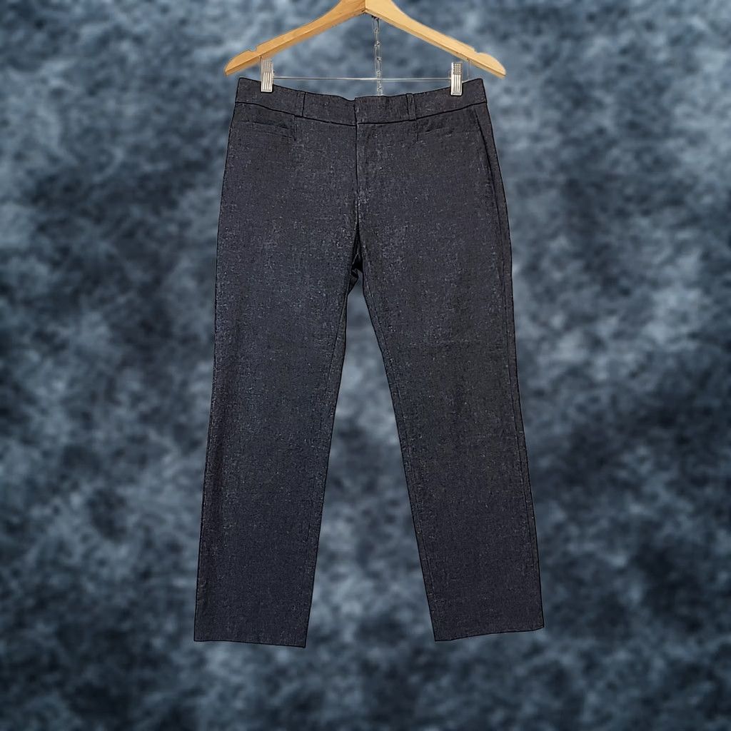 Banana Republic VINTAGE Banana Republic Women's 4 Cropped Gray Sloan Stretch Pants Career Casual Office Size 27" / US 4 / IT 40 - 1 Thumbnail