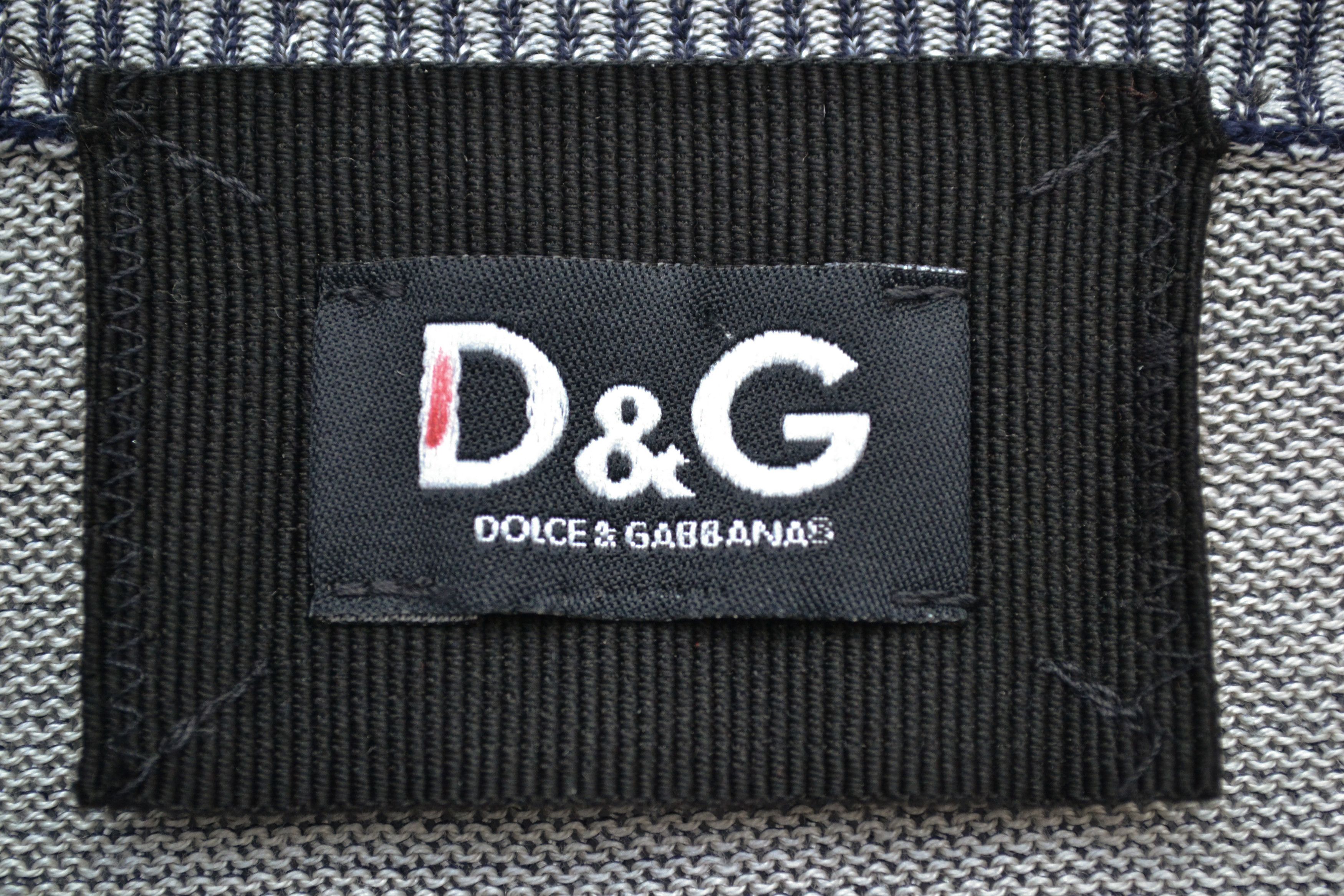 Dolce & Gabbana D&G Dolce&Gabbana 100% Silk Men’s Sweater Size US M / EU 48-50 / 2 - 8 Thumbnail