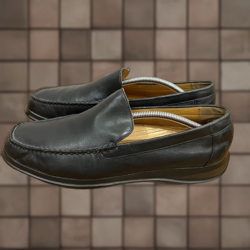 Cole Haan Cole Haan Air Dempsey Black Leather Slip On Loafers Size 11M Mens Casual Comfort Size US 11 / EU 44 - 1 Thumbnail