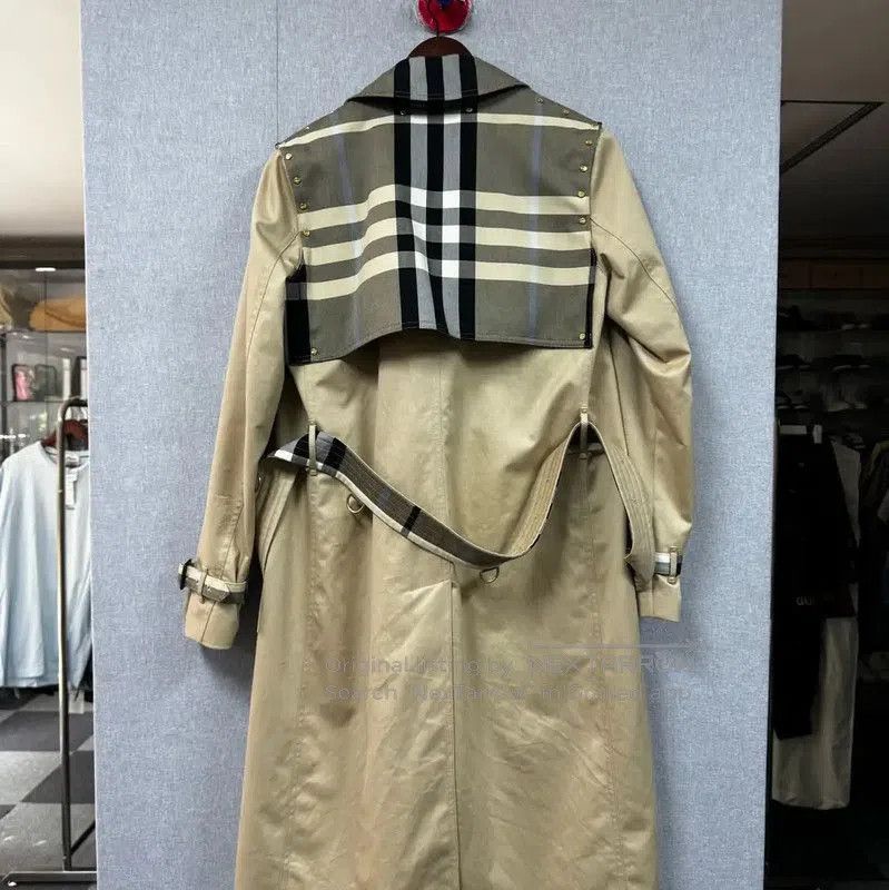 Burberry Burberry Brown Cotton Women's Trench Coat. Size XXS / US 00 / IT 34 - 2 Thumbnail