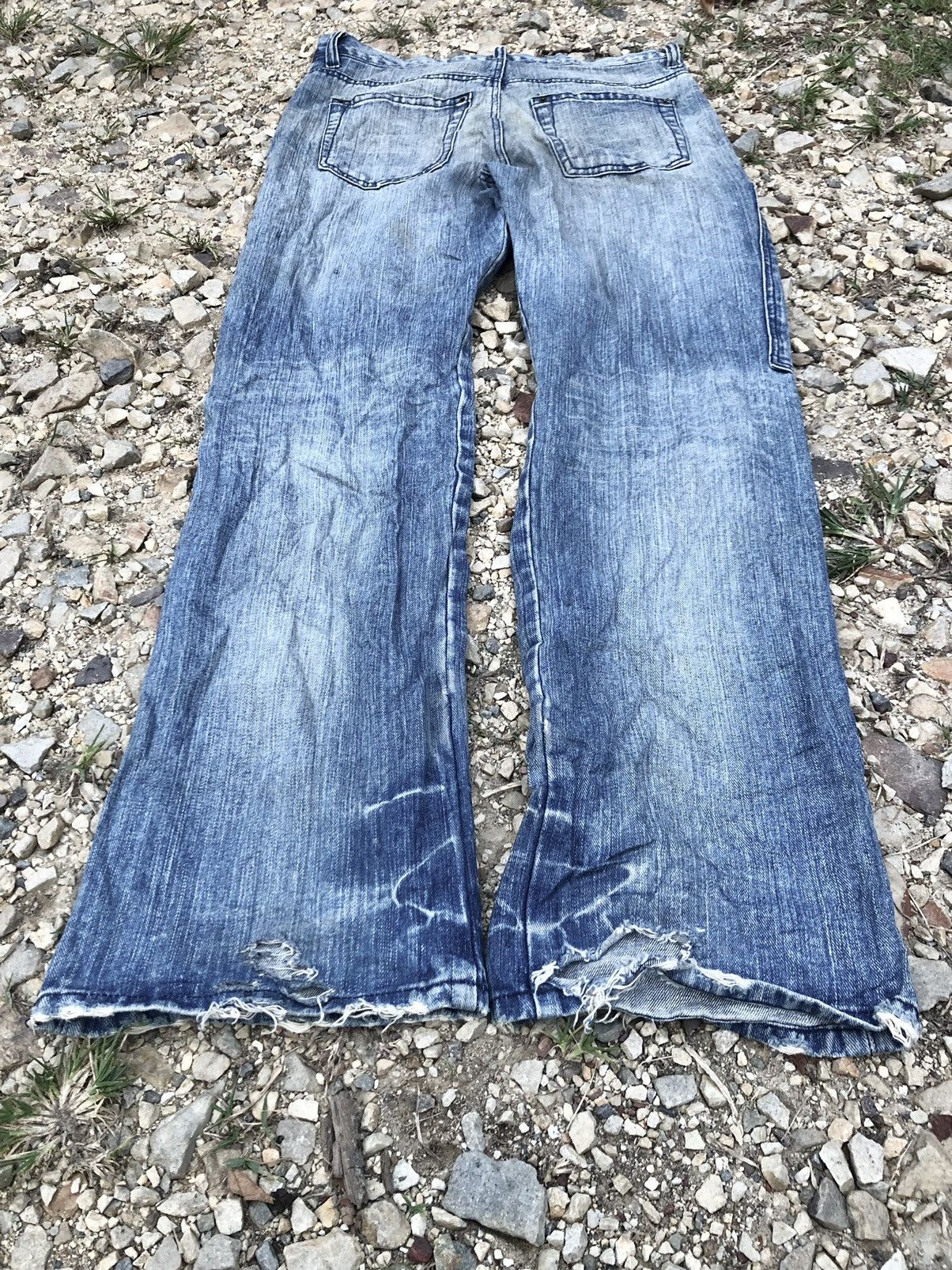 Hypebeast WIDE LEG⚡️⚡️HAWAIIAN STYLE DENIM BY EXHIBITIONIST Size US 32 / EU 48 - 7 Thumbnail