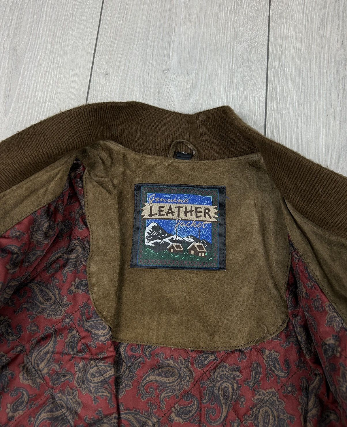 Vintage Leather Vintage Bomber Jacket Brown Size XL Size US XL / EU 56 / 4 - 6 Thumbnail