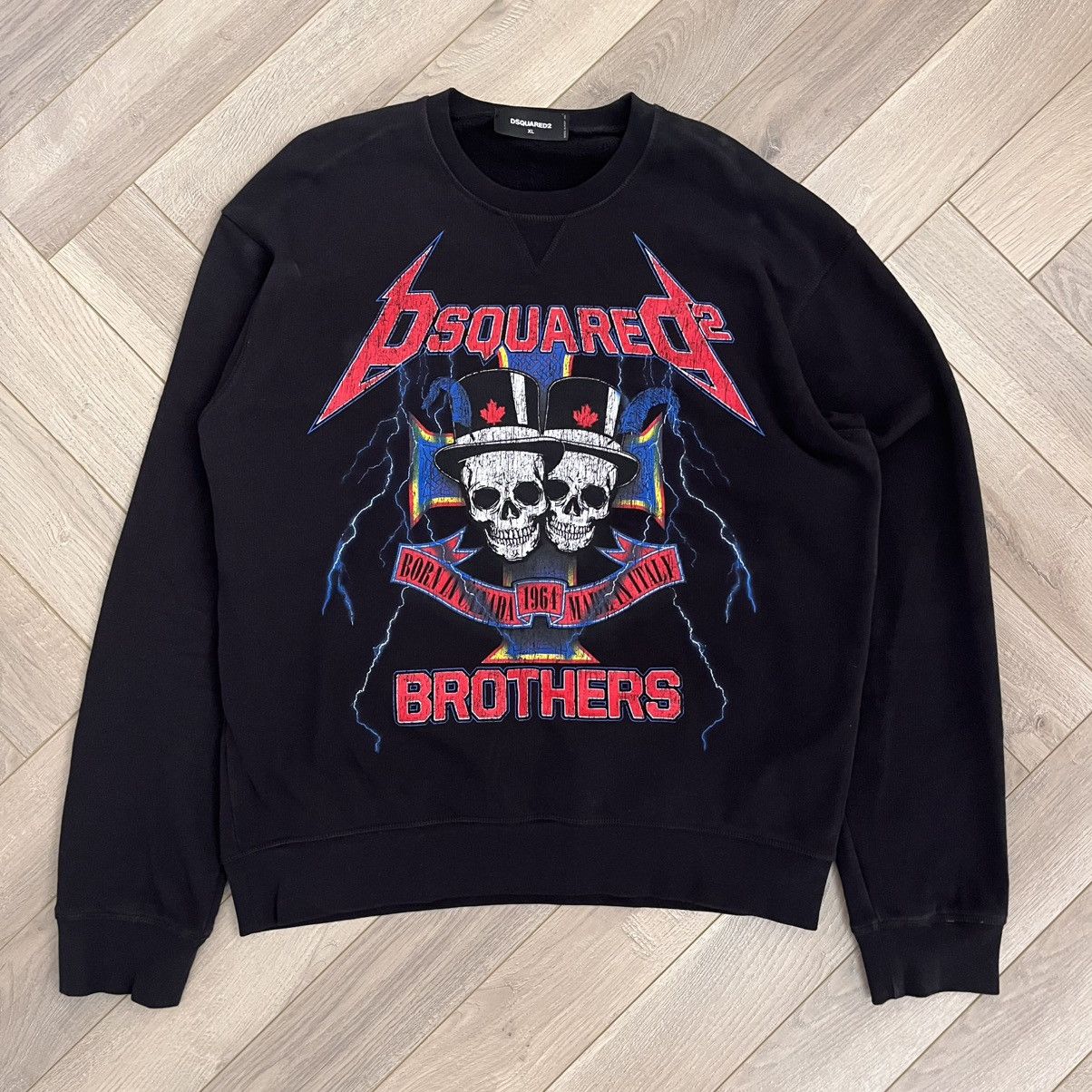 DSquared2 Dan and Dean FW19 Iron Maiden Sweatshirt