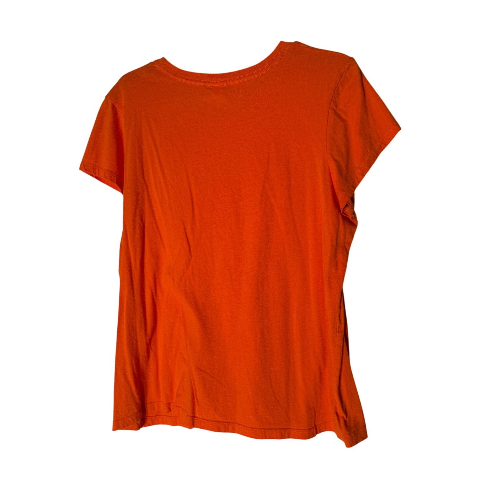 Old Navy Vintage Y2K Orange Black Cat T-shrit Fitted Women's XL Size XL / US 12-14 / IT 48-50 - 4 Thumbnail