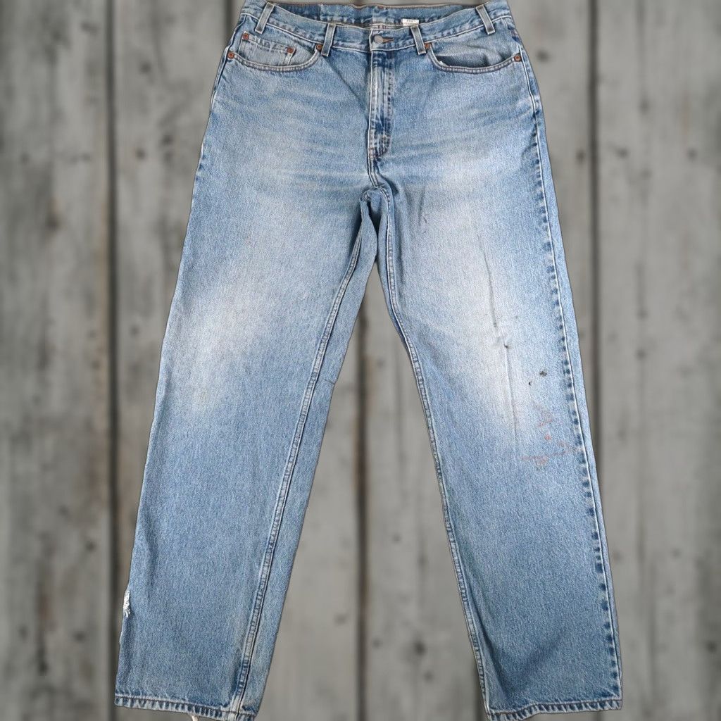 Levi's VINTAGE Levi's 550 Jeans Men 38x34 36x33 Relaxed Fit Denim Blue 90s USA Belt Loops 5-Pocket Size US 38 / EU 54 - 1 Thumbnail