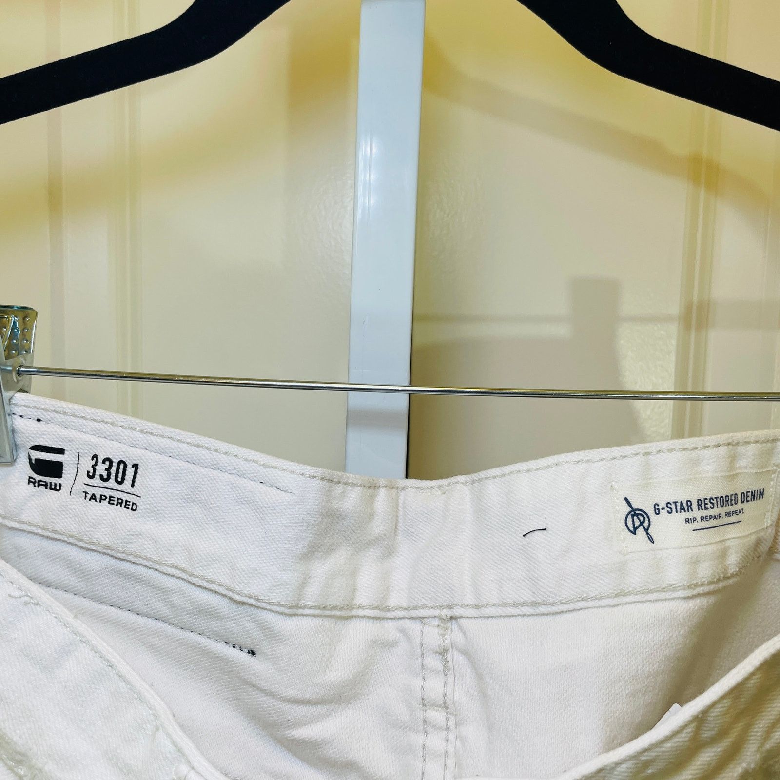 G-Star G-Star Raw 3301 Tapered Restored Denim - Men's Size 28x32 Size US 28 / EU 44 - 12 Thumbnail