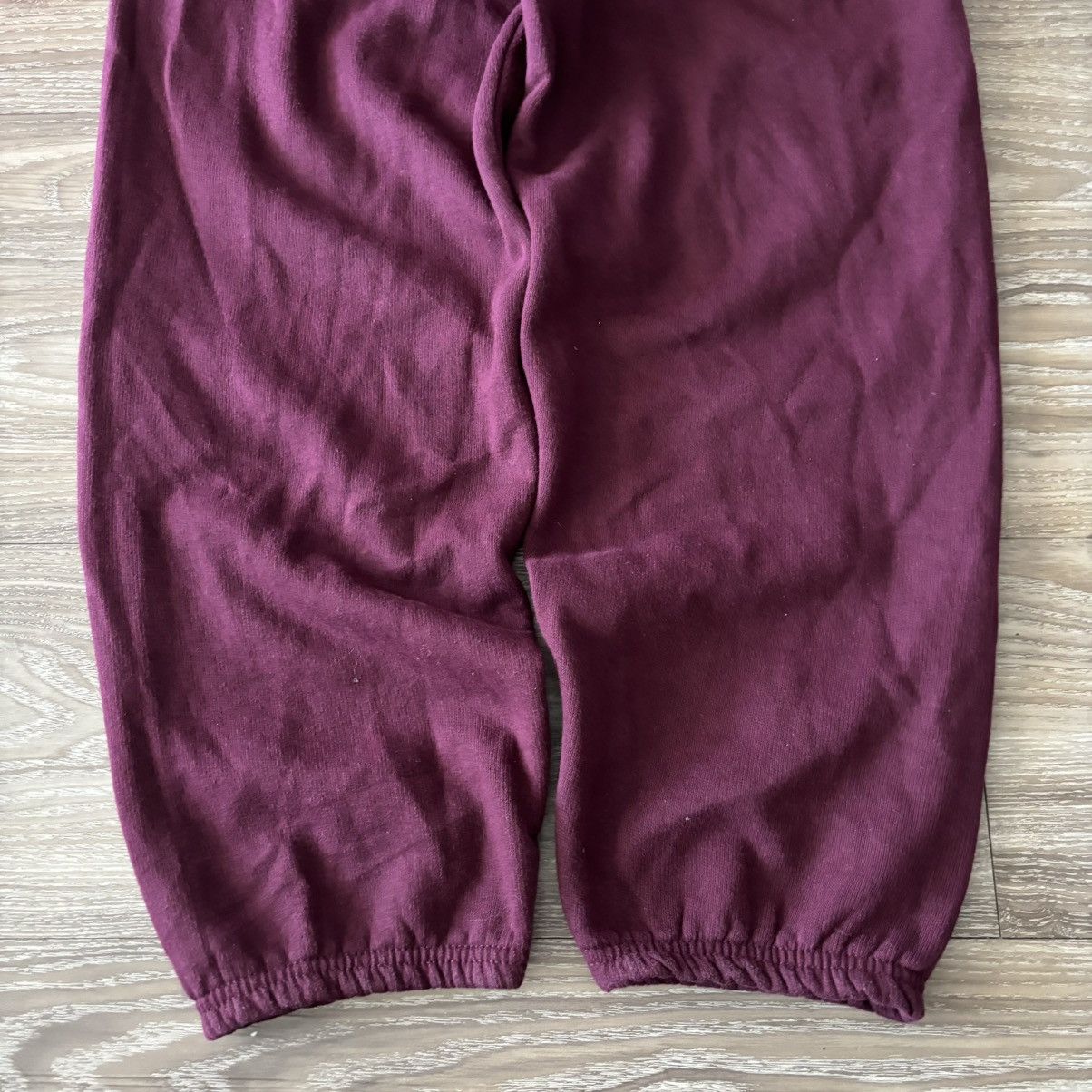 Vintage Crazy Vintage Y2K/2000s Burgundy Red Streetwear Essential Sweatpants! Fits M Size US 32 / EU 48 - 5 Thumbnail