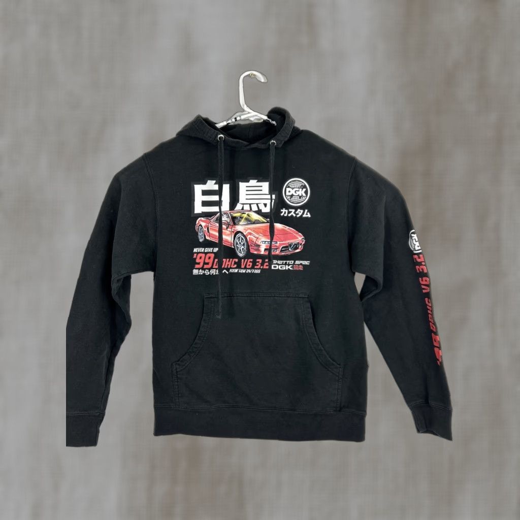 DGK DGK Pullover Hoodie Pole Position Black NSX Ghetto Spec Mens Small Size US S / EU 44-46 / 1 - 1 Thumbnail