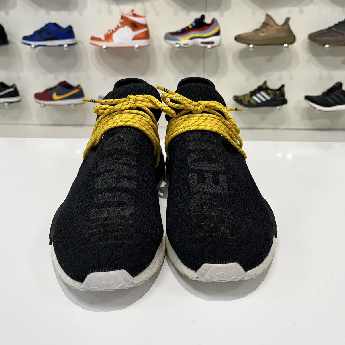 Adidas × Pharrell Adidas NMD HU Pharrell Human Species Black Size US 11 / EU 44 - 9 Thumbnail