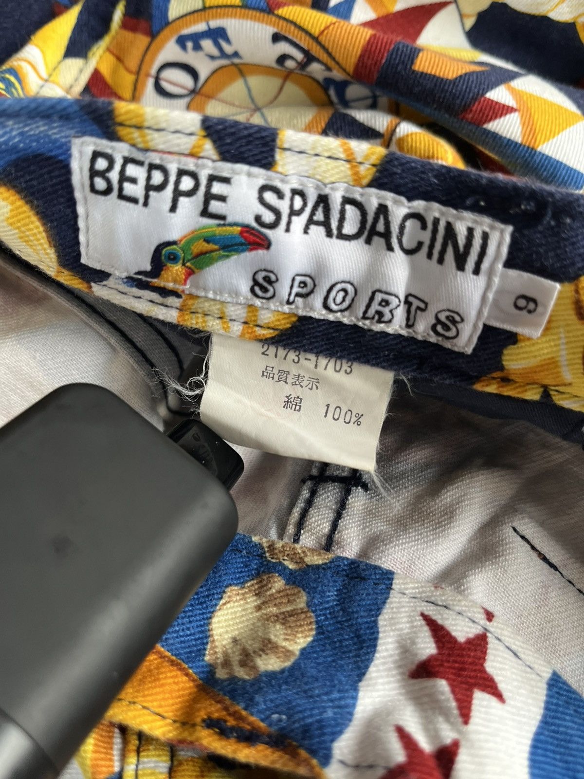 Vintage ITALIAN DESIGNER - BEPPE SPADACINI - TROPICAL PANTS Size US 26 / EU 42 - 9 Thumbnail