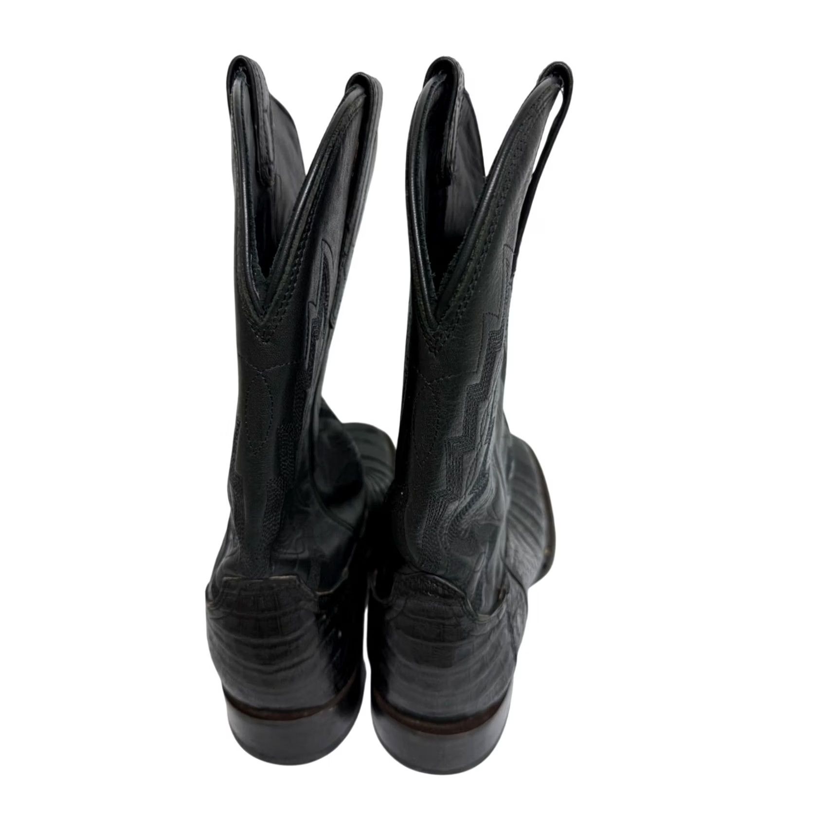 Tecovas Tecovas The William Midnight Men's 8.5D Caiman Square Toe Cowboy Boots M10069MID Size US 9 / EU 42 - 5 Thumbnail