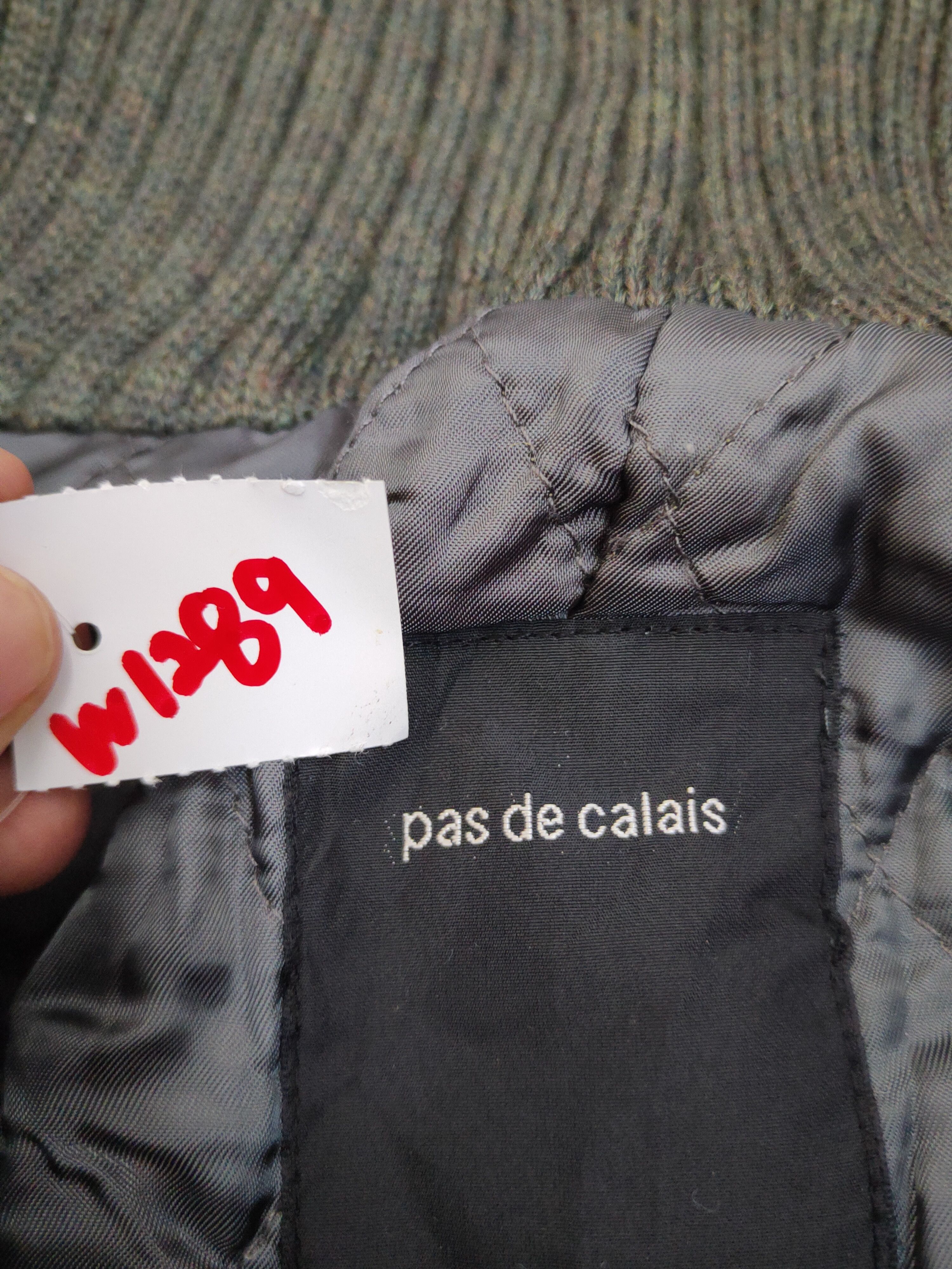 Homespun Knitwear × Pas de Calais × Vintage Pas de Calais Dark Green Knitwear Sweater Jackets #W1289 Size M / US 6-8 / IT 42-44 - 11 Thumbnail