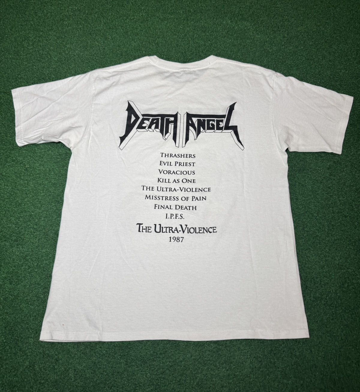 Band Tees Death Angel The Ultra Violence Album L Death Metal T Shirt Size US L / EU 52-54 / 3 - 3 Thumbnail
