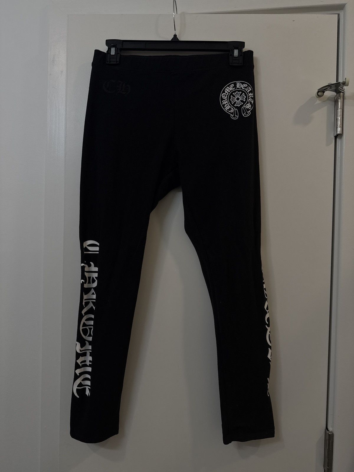 Chrome Hearts Chrome hearts logo legging Size 34" / US 12 / IT 48 - 1 Thumbnail