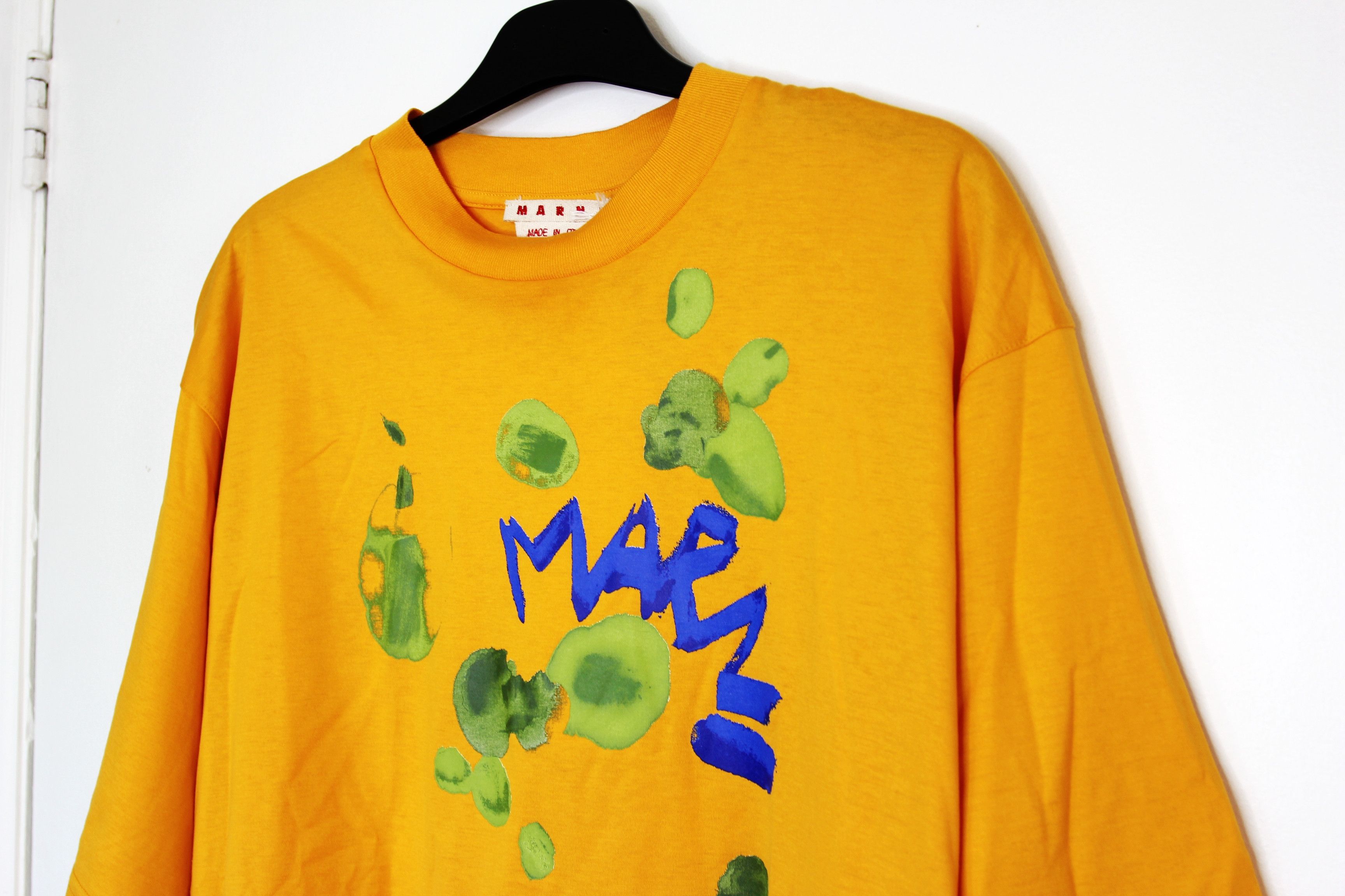 Marni BNWT SS24 MARNI DRIPPING FLOWER TSHIRT 48 Size US M / EU 48-50 / 2 - 4 Thumbnail