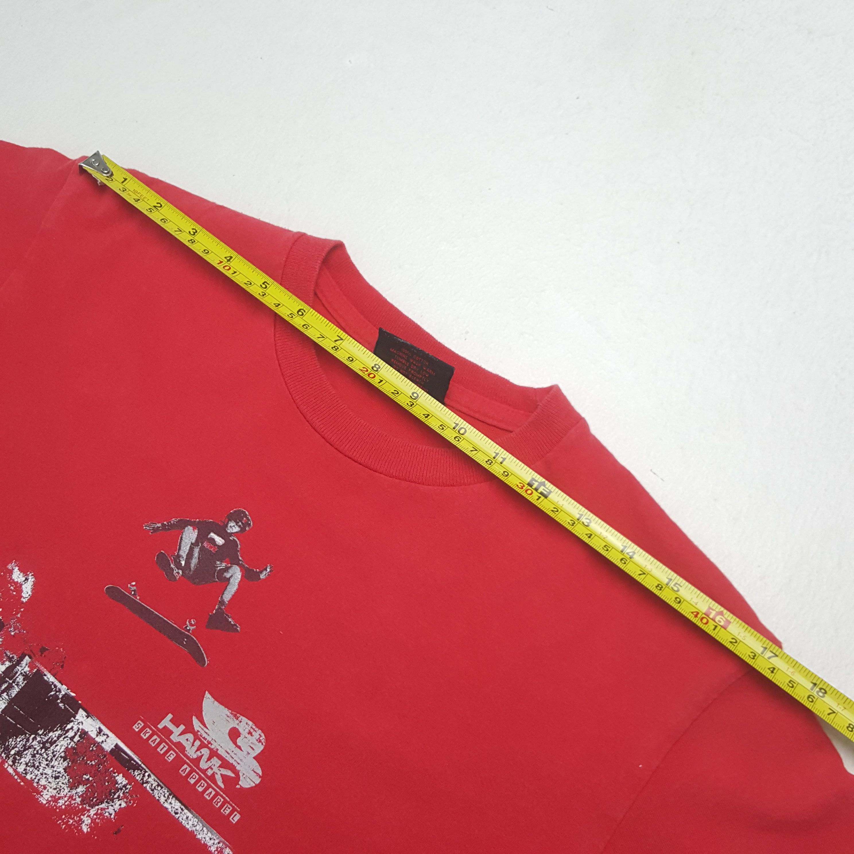Hawk Vintage Tony Hawk Skate Boarding Long Sleeve Tshirt RR18 Size US S / EU 44-46 / 1 - 5 Thumbnail