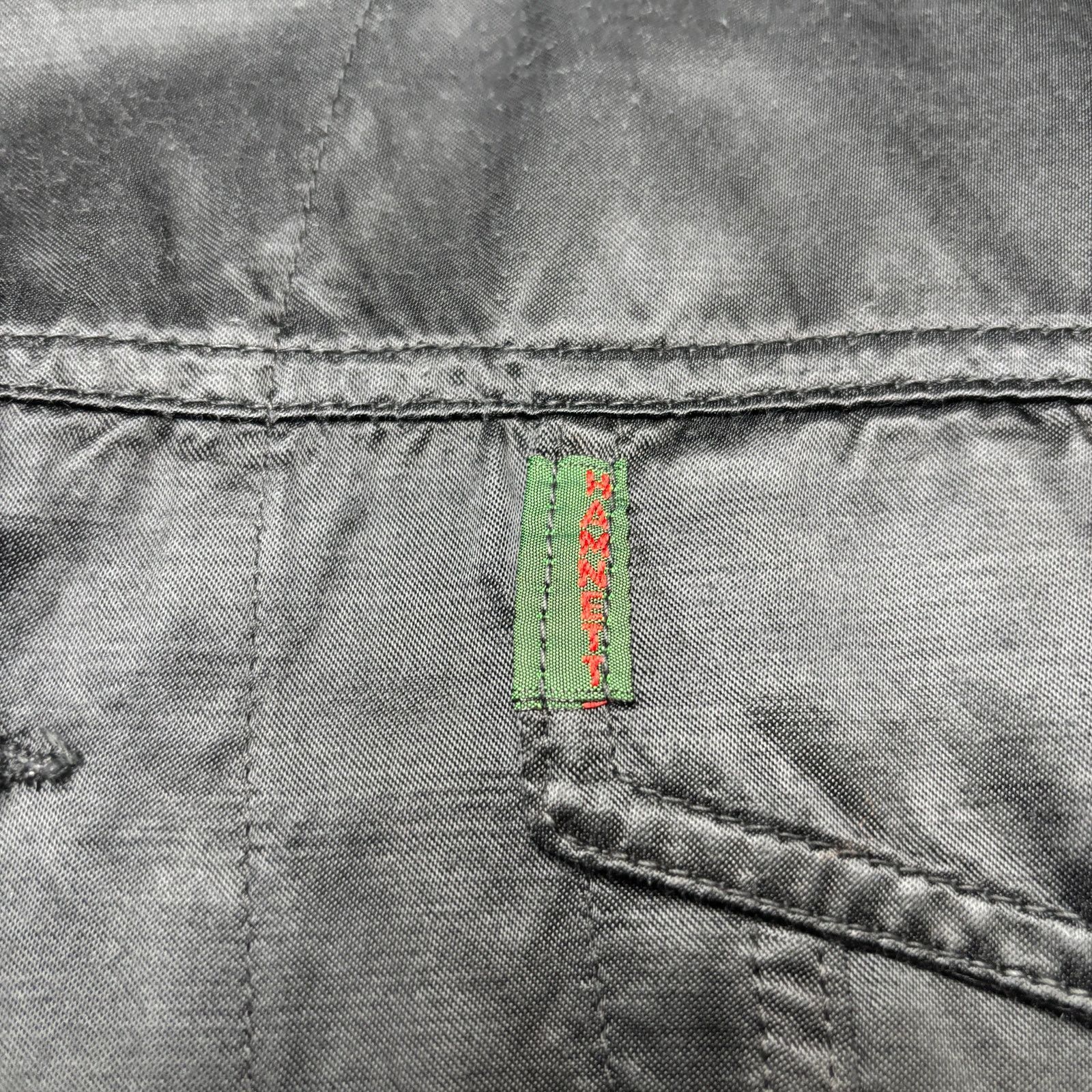 Katharine Hamnett London Vintage Katherinne Hamnett Denim Black Textured Trucker XL Size US XL / EU 56 / 4 - 4 Thumbnail