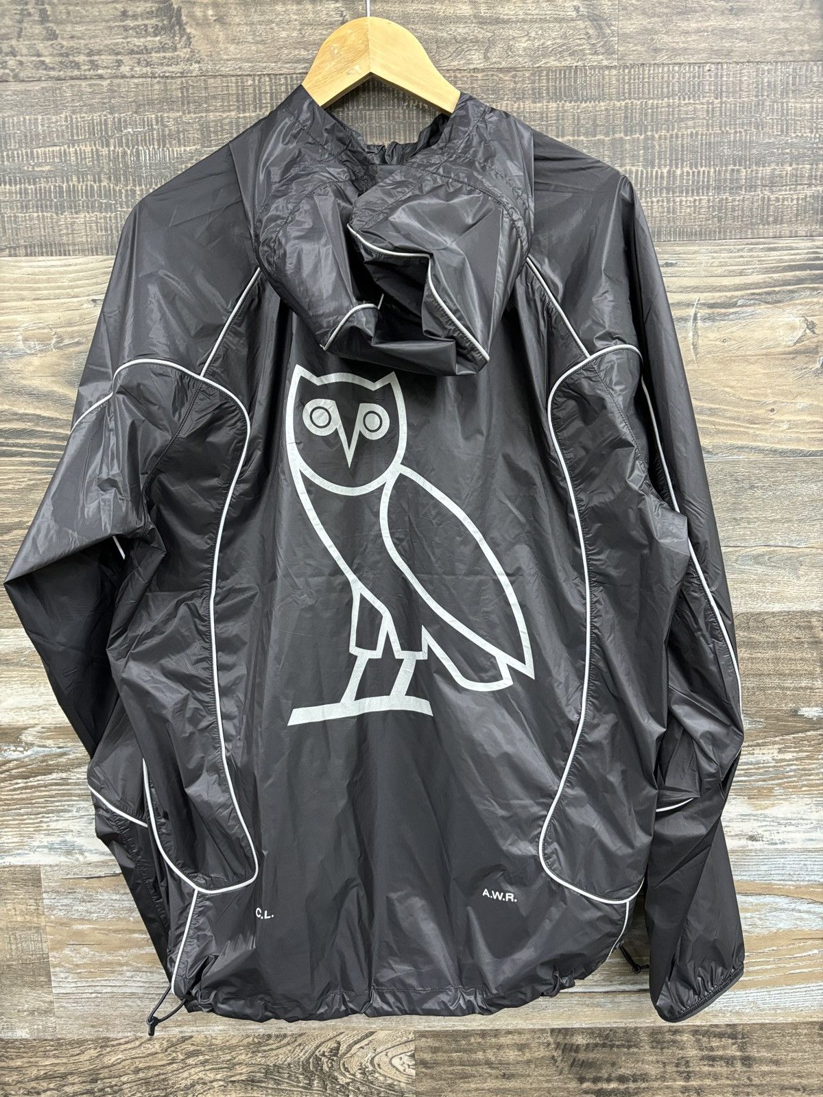 image of Drake x Nike Nocta Nike Ovo Iaab Exclusive Windbreaker in Black, Men's (Size Large)