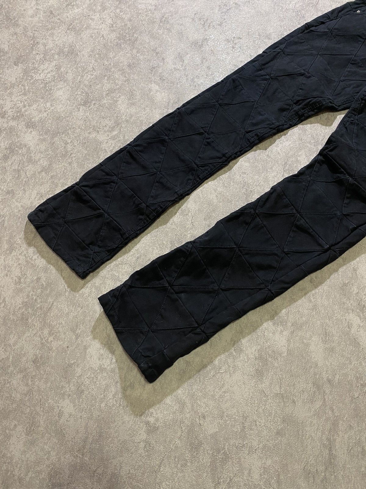 Isabel Marant Isabel Marant Black Quilted Diamond Pants Tapered Size US 28 / EU 44 - 4 Thumbnail