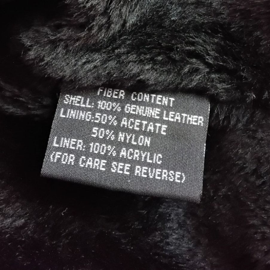 Oscar Piel Oscar Piel Leather Bomber Jacket Men M Black Removable Liner Size US M / EU 48-50 / 2 - 7 Thumbnail