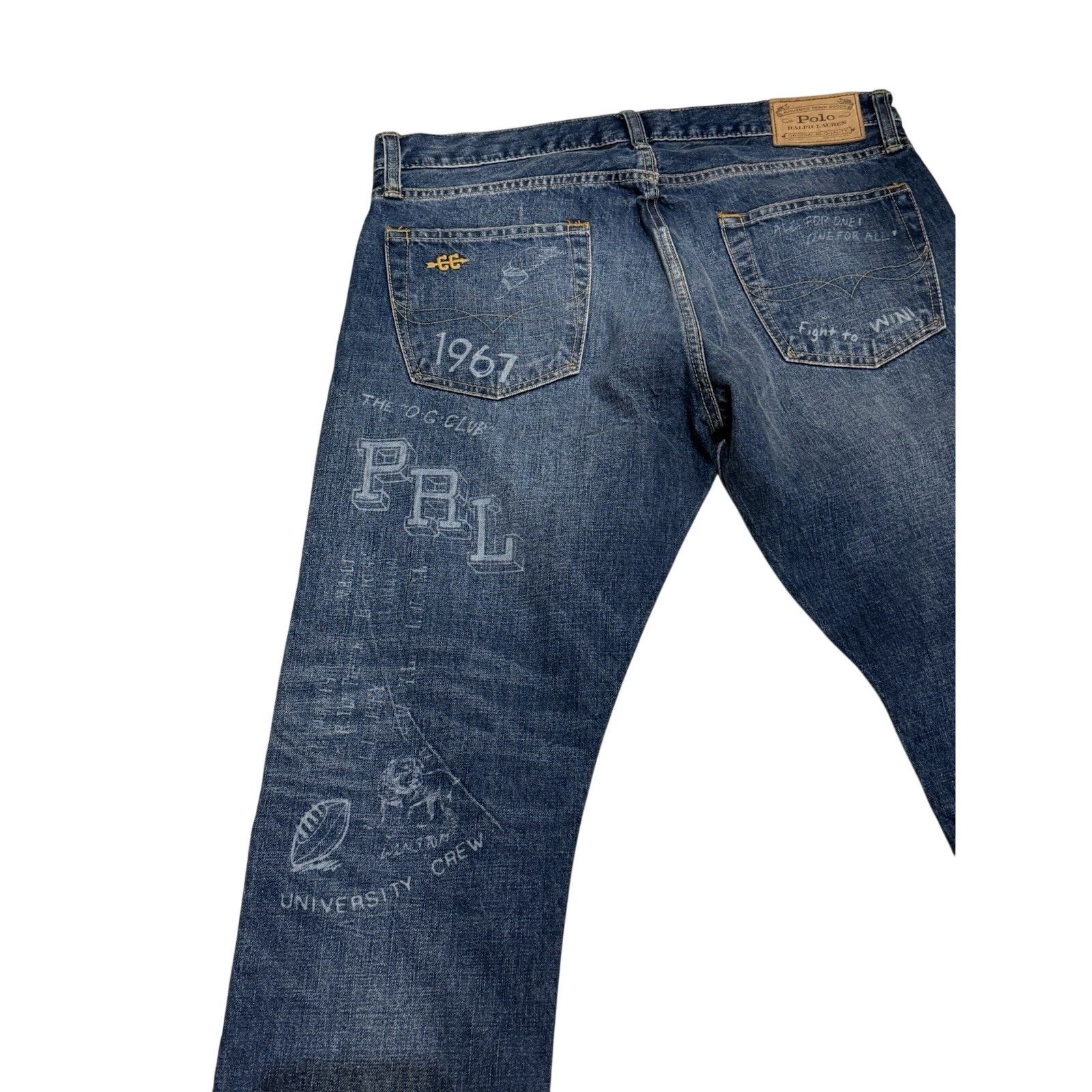 Ralph Lauren Polo Ralph Lauren Varick Slim Straight NY Loyalty Stadium Size US 33 - 10 Thumbnail