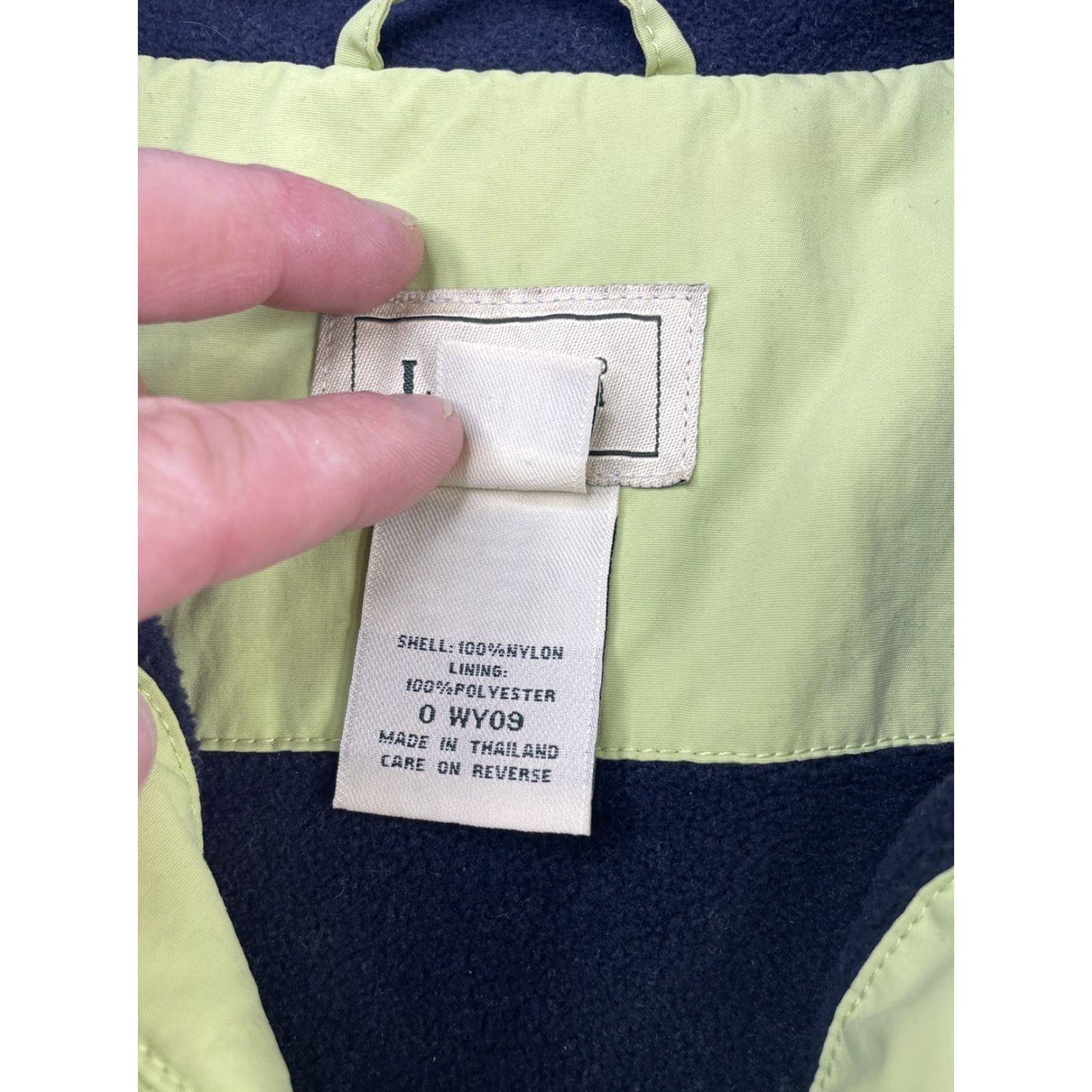 Vintage L.L. Bean Vest Womens Medium Reg Green Nylon Fleece Lined 0WY09 Size M / US 6-8 / IT 42-44 - 5 Thumbnail
