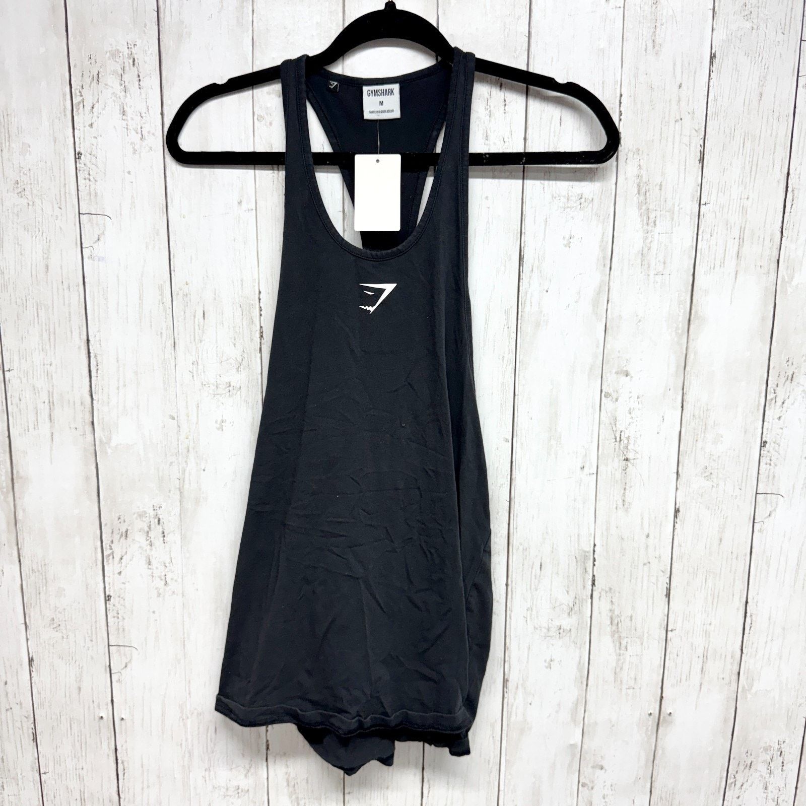 Gymshark Gymshark Shirt Sz Medium Black Sleeveless Athletic Tank Top Size M / US 6-8 / IT 42-44 - 1 Thumbnail