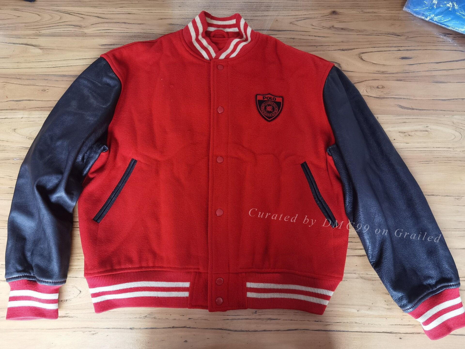 RRL Ralph Lauren RRL Ralph Lauren Leather Sleeve Wool Jacket Size US M / EU 48-50 / 2 - 1 Thumbnail