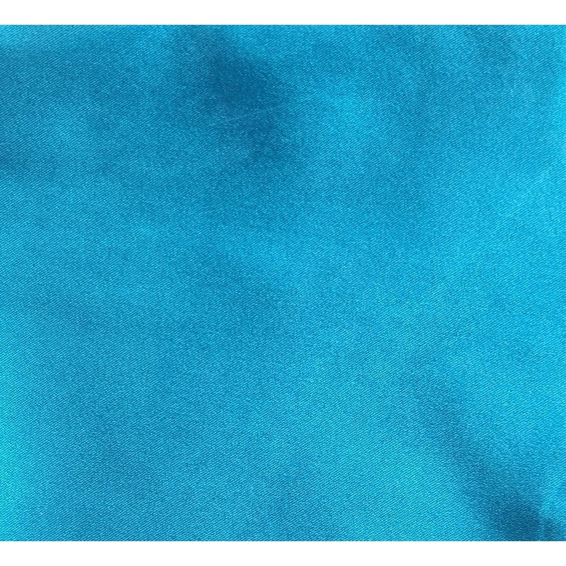 Other Teal Blue Wild Rag Large Scarf 35x35" Satin Western Accessor Size ONE SIZE - 2 Thumbnail