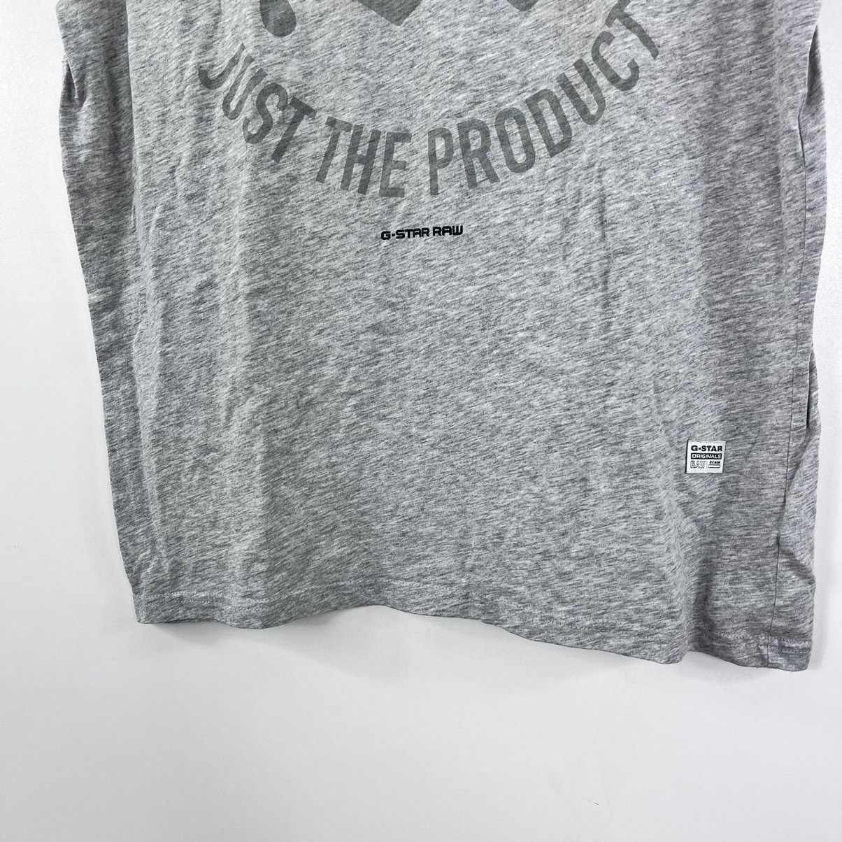 G-Star G-Star Raw T-Shirt Big Logo Grey Size M Size US M / EU 48-50 / 2 - 5 Thumbnail