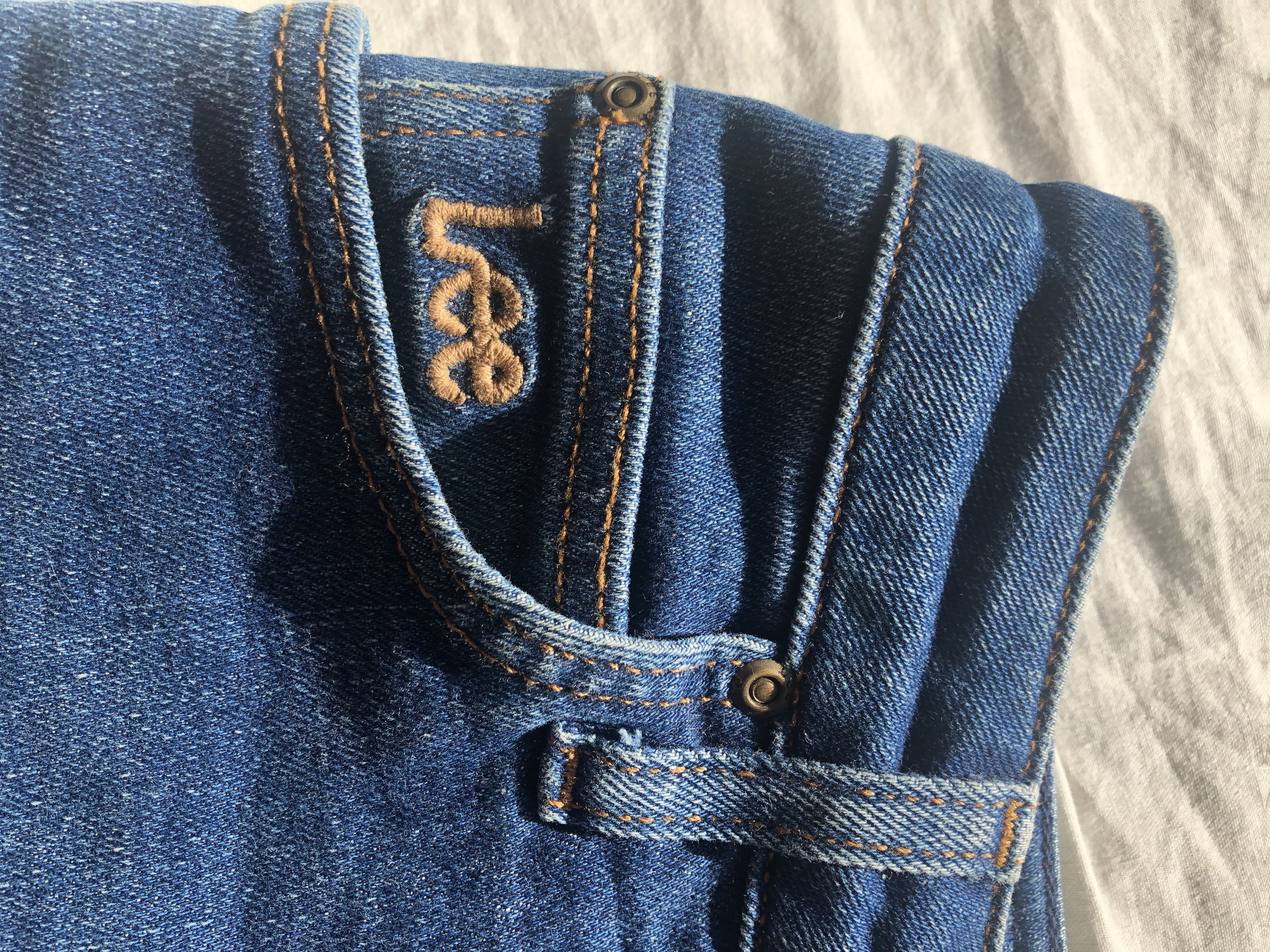 Lee High Waist Skirt (Denim) - W(27) - Lee Size 27" / US 4 / IT 40 - 4 Thumbnail