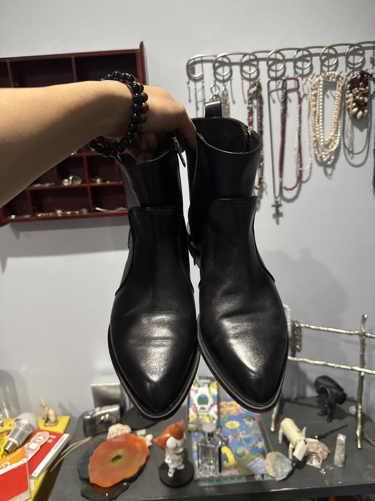 Other Capezzani Italian Leather Ankle Boots Size US 8 / IT 38 - 4 Thumbnail
