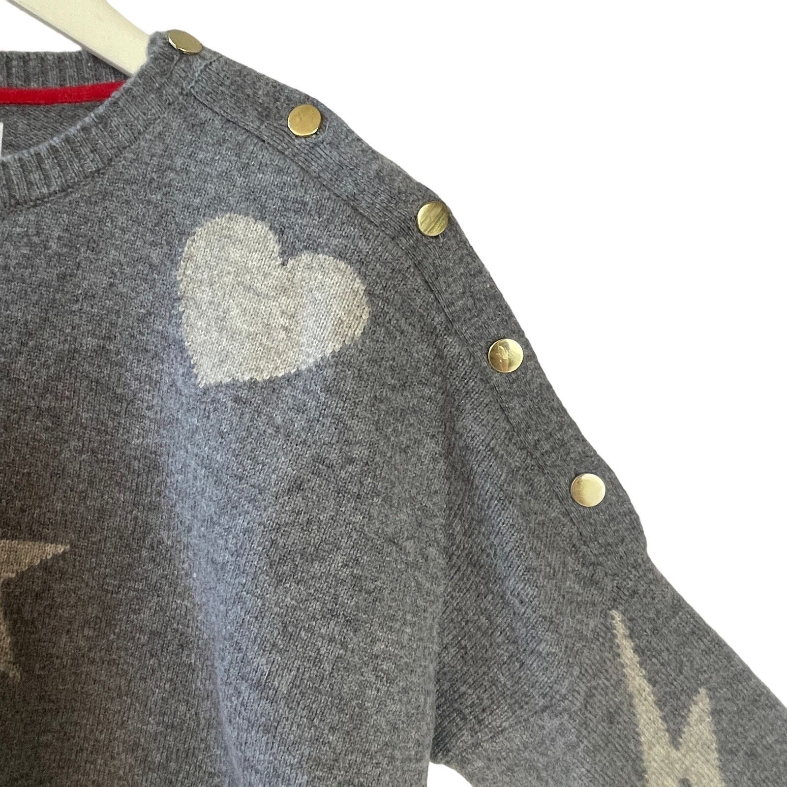 Sundry Sundry Stars Hearts Lightning Cashmere Blend Sweater Size XS Size XS / US 0-2 / IT 36-38 - 4 Thumbnail