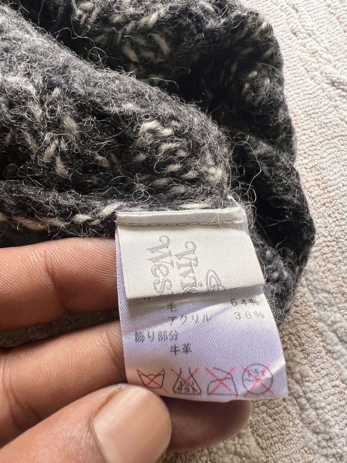 Vivienne Westwood Vivienne Westwood Wool Braided Beanie Hat Size ONE SIZE - 5 Thumbnail