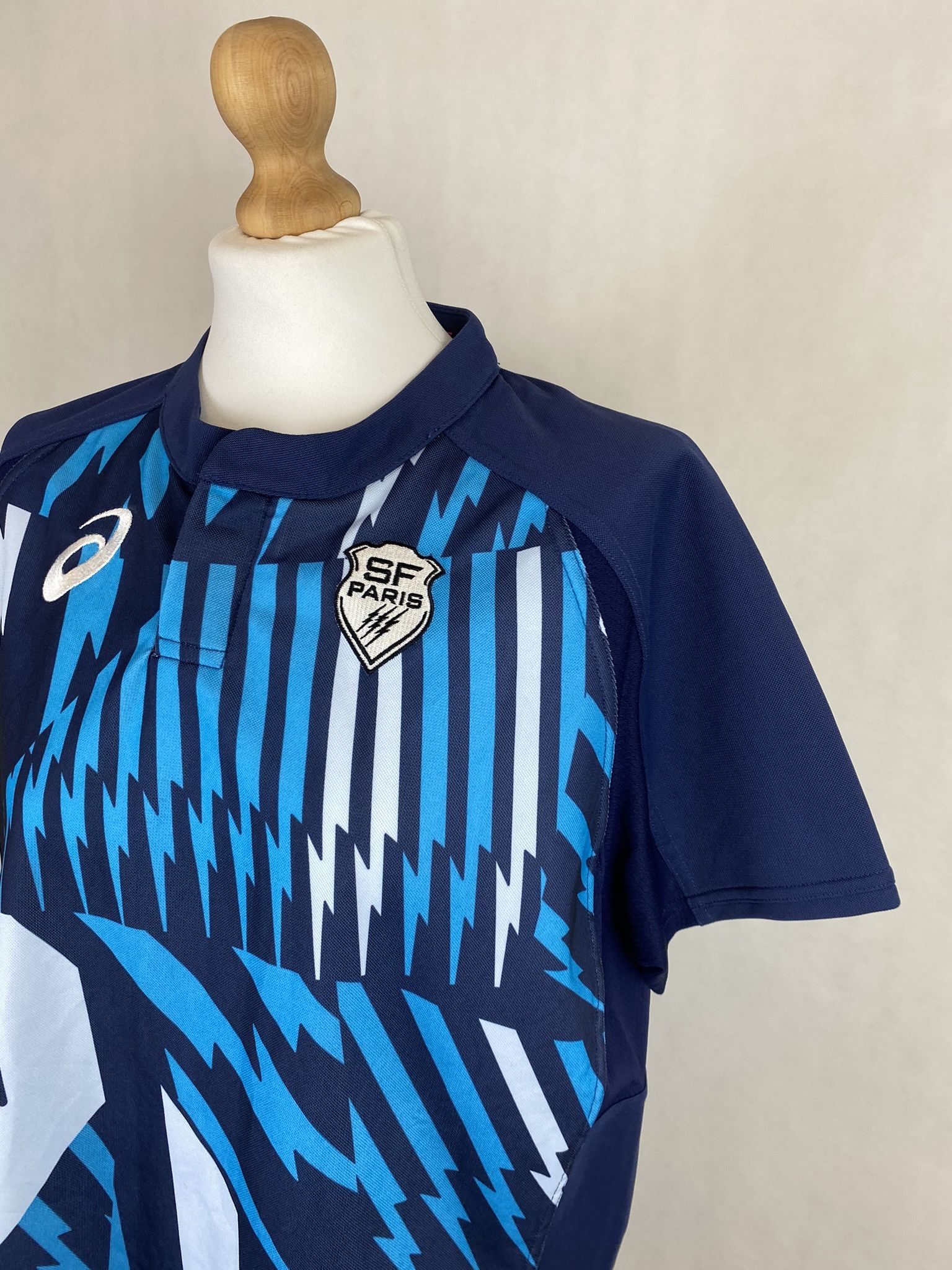 Asics asics sf paris rugby jersey tshirt Size US L / EU 52-54 / 3 - 3 Thumbnail
