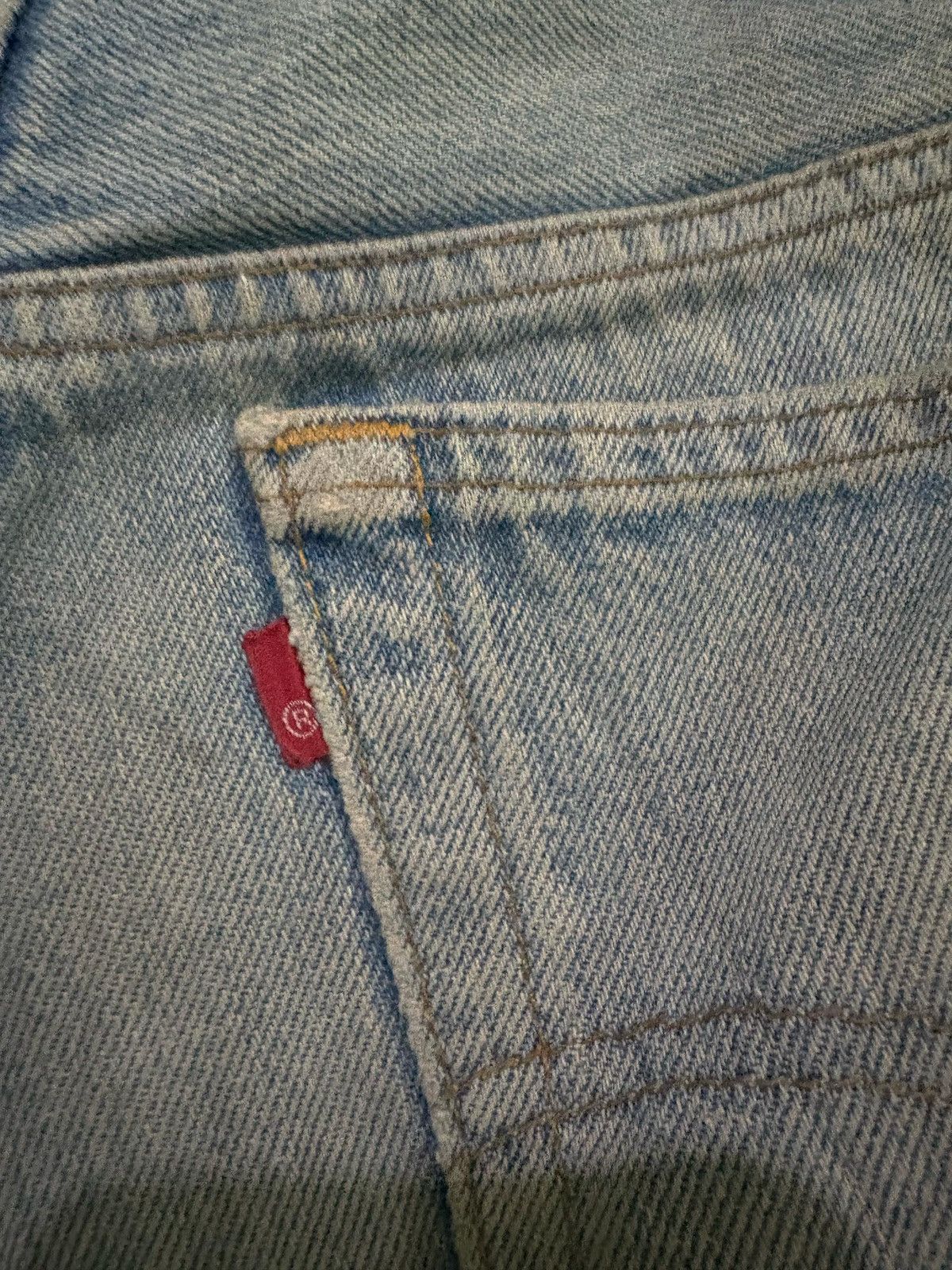 Levi's × Levi's Vintage Clothing Vintage 501 Levis Denim Pant Distressed Made In USA Size US 35 - 18 Thumbnail