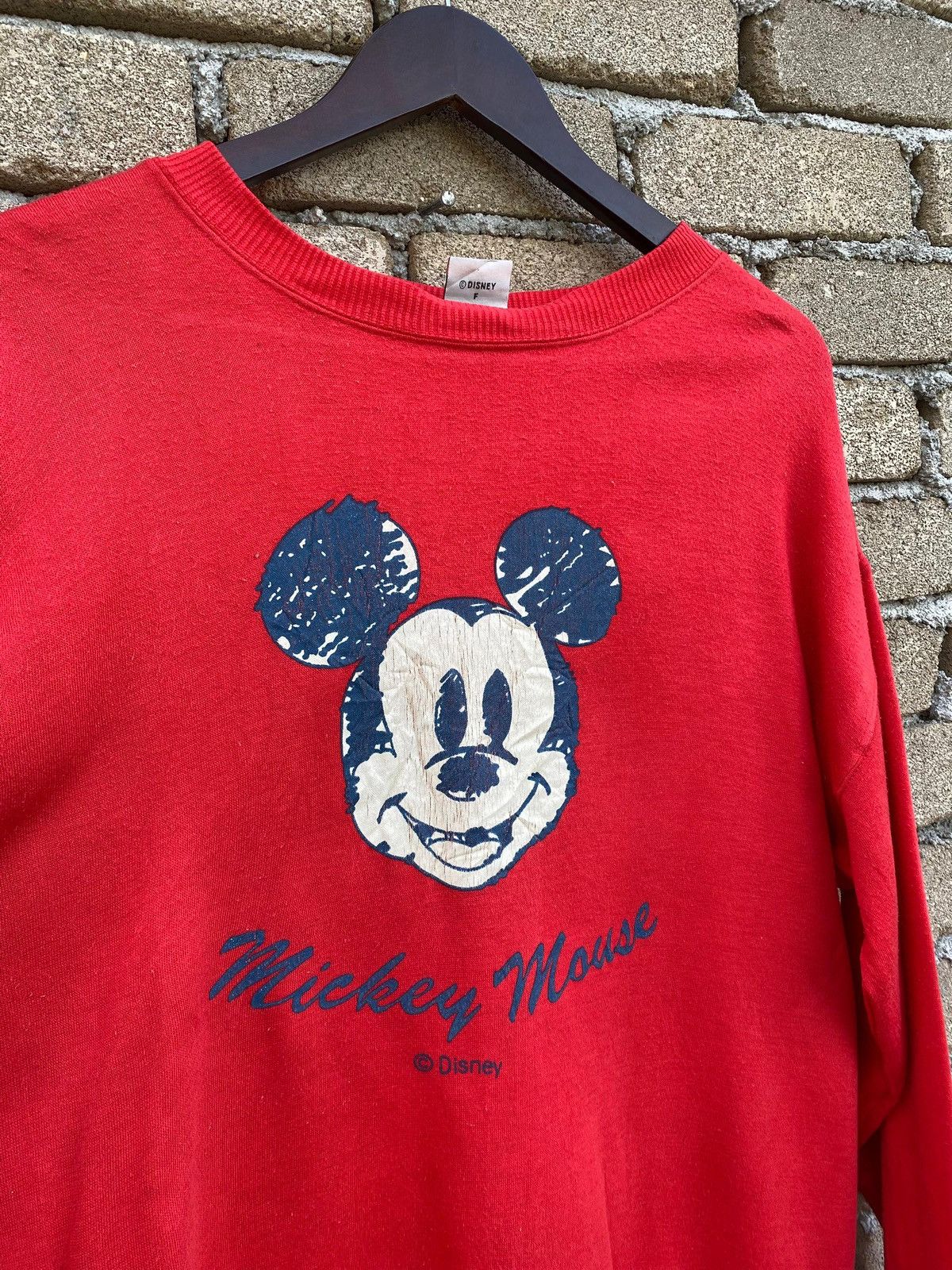 Mickey Mouse Vintage Mickey Mouse For Stuff Big Logo Sweatshirt Size US L / EU 52-54 / 3 - 6 Thumbnail