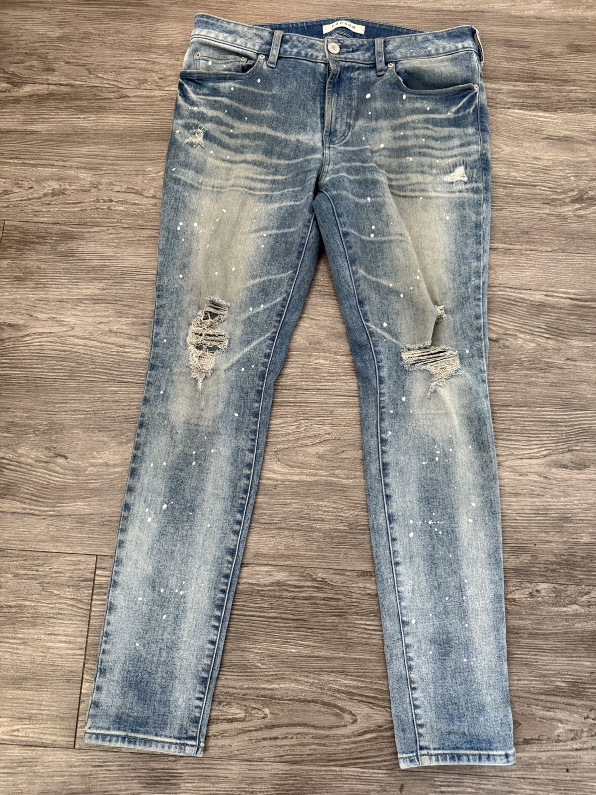 Pacsun Stacked Skinny Jeans